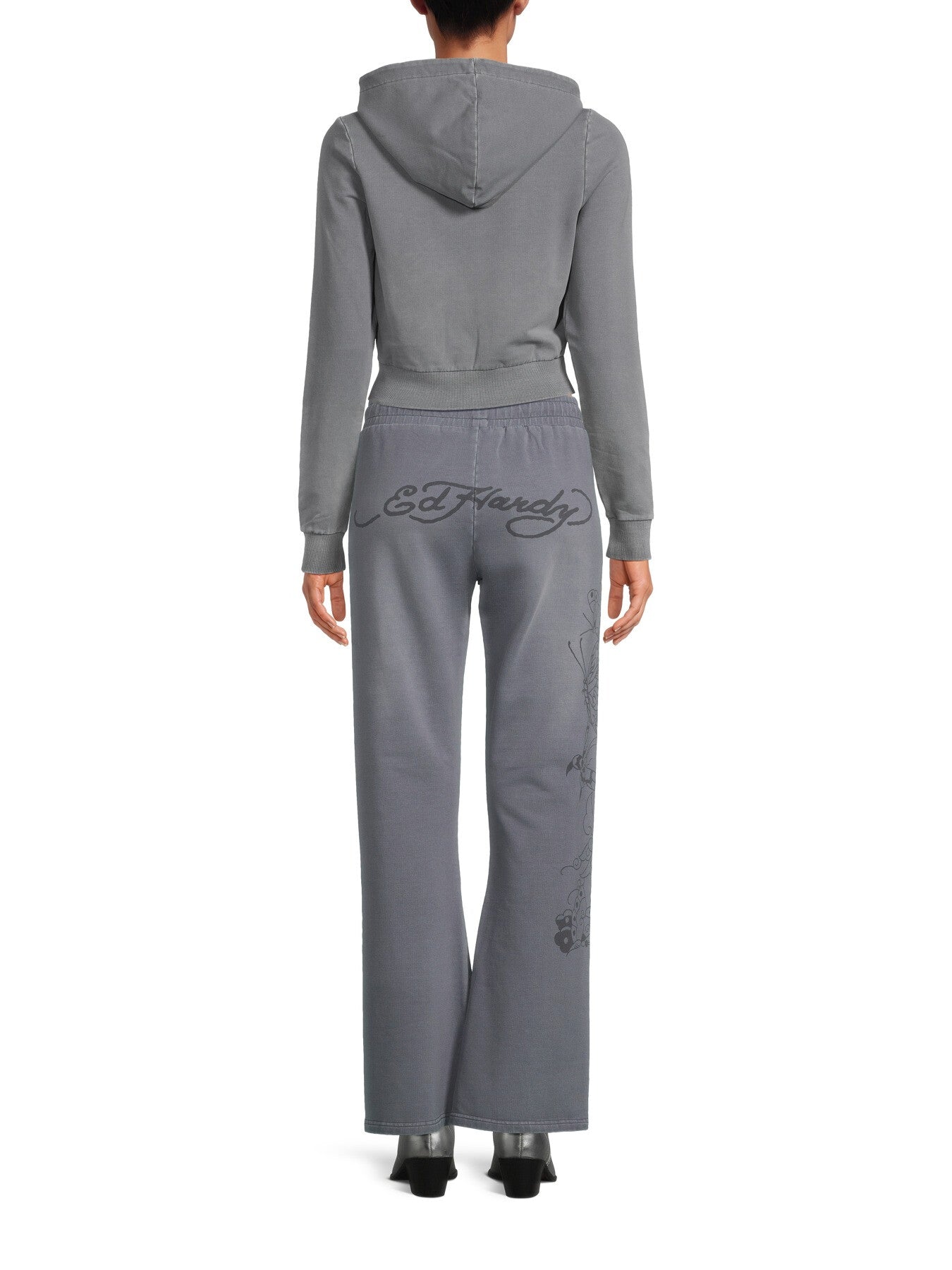 Watchingfly Cropped Zip Thru Hoodie