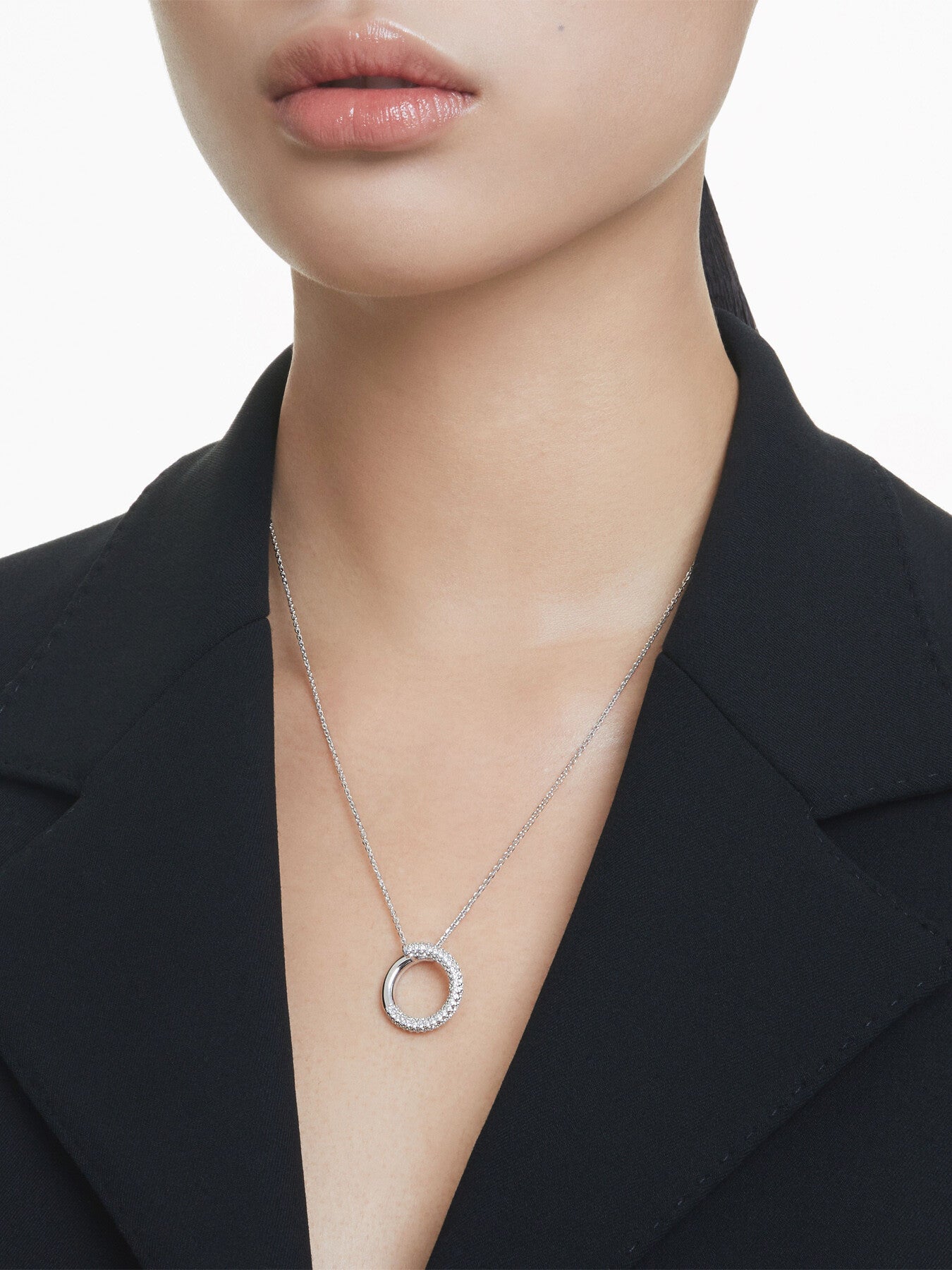 Dextera Pave Pendant Necklace
