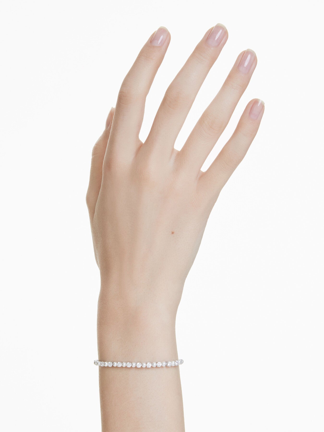 Matrix Crystal Pearl Bracelet