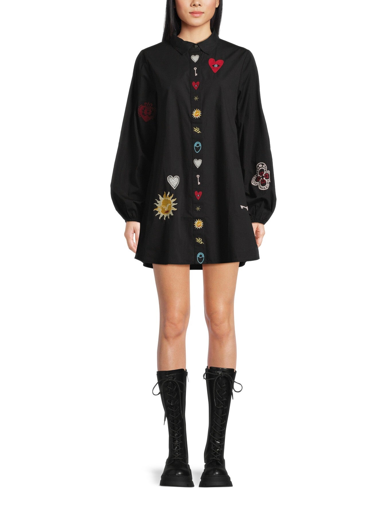 Black Sundazed Romance Austin Dress