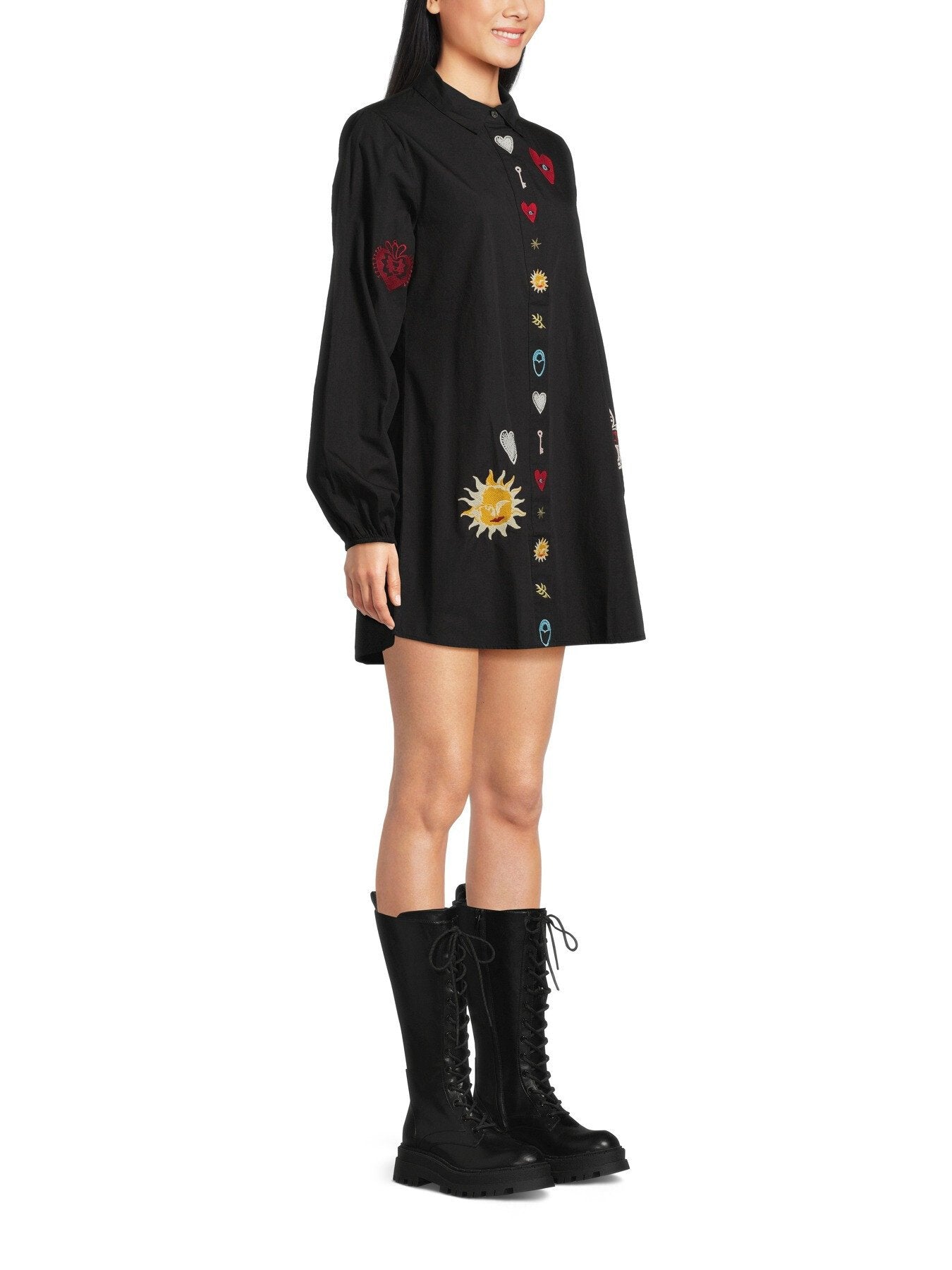 Black Sundazed Romance Austin Dress