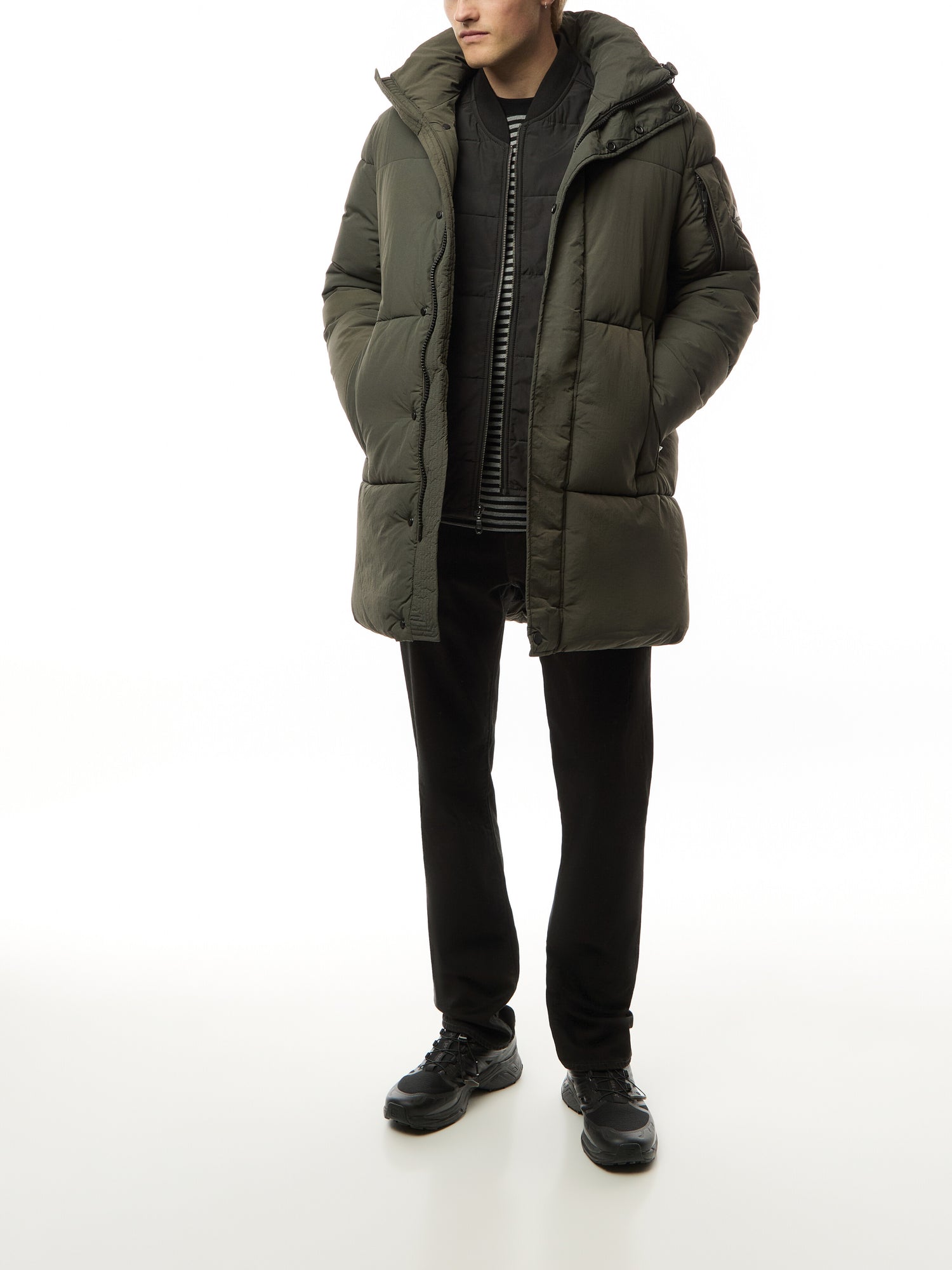 Recycled Nylon Parka Jacket