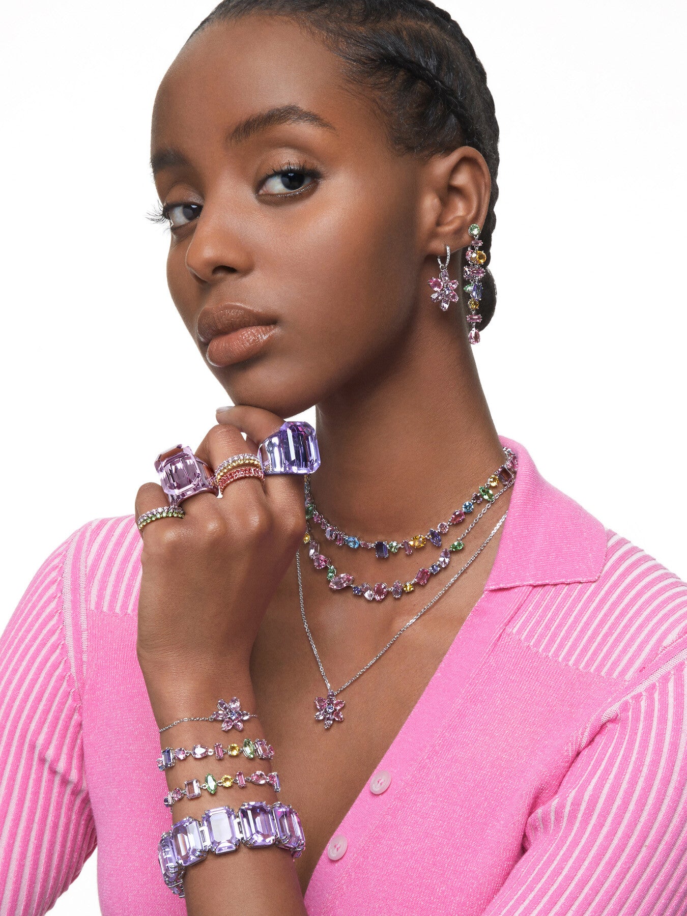 Gema Mixed Cuts Necklace