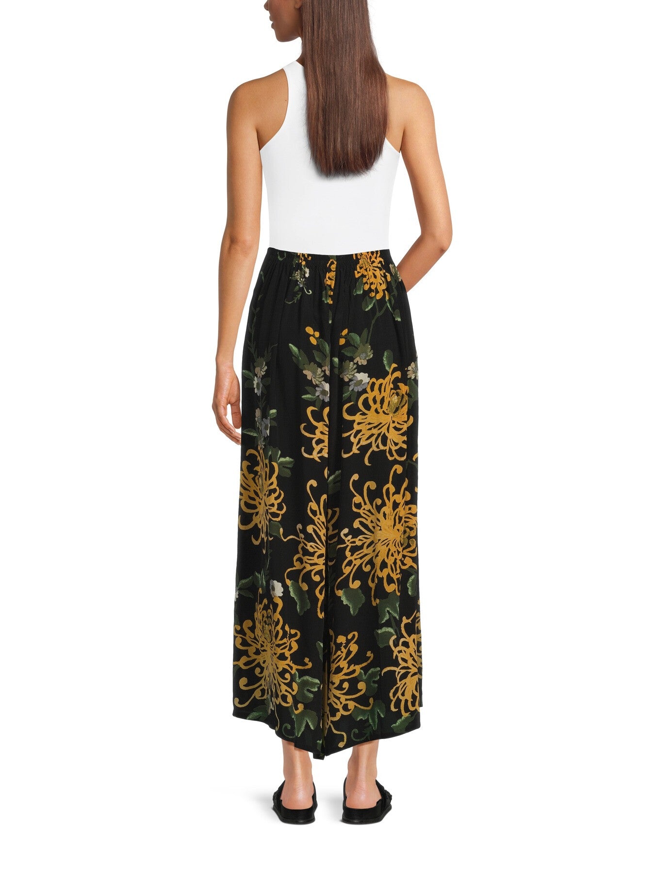Crepe Palazzo Pants