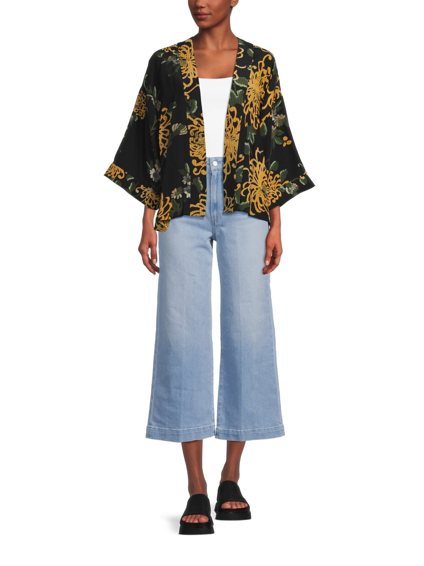 Crepe Kimono Jacket