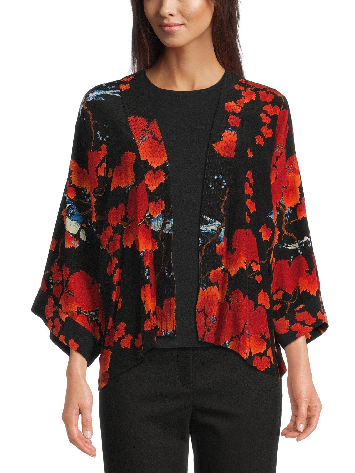 Crepe Kimono Jacket