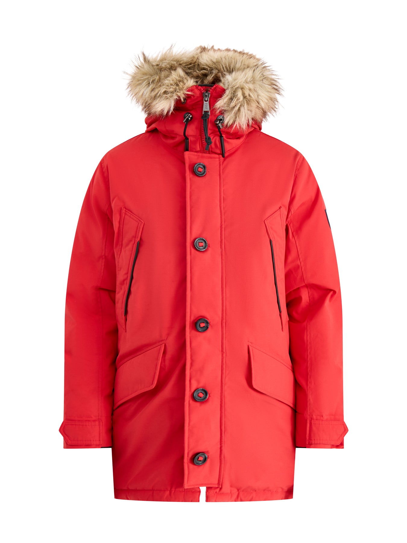 Annex Insulated Faux Fur Hood Parka Rl 2000 Red