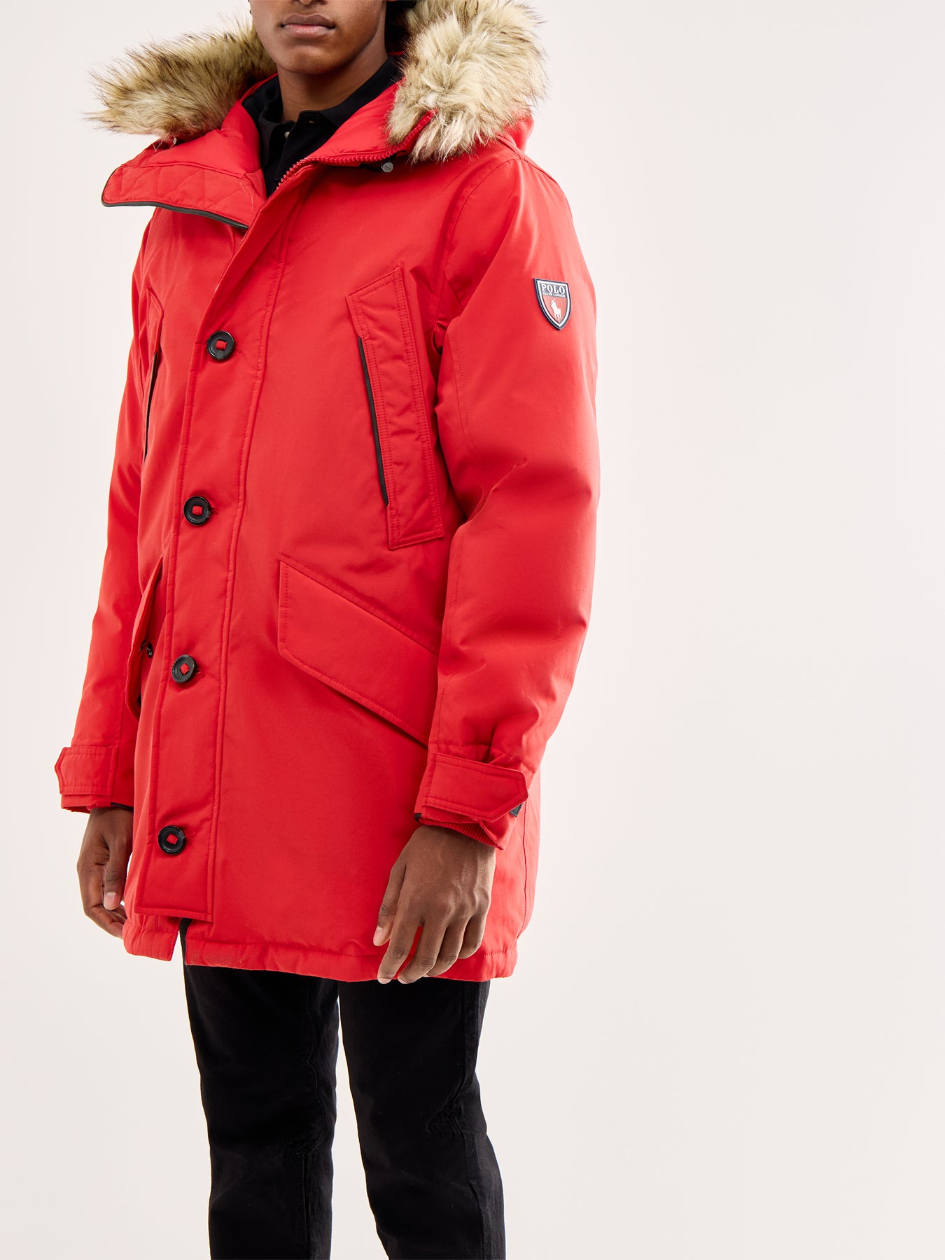 Annex Insulated Faux Fur Hood Parka Rl 2000 Red