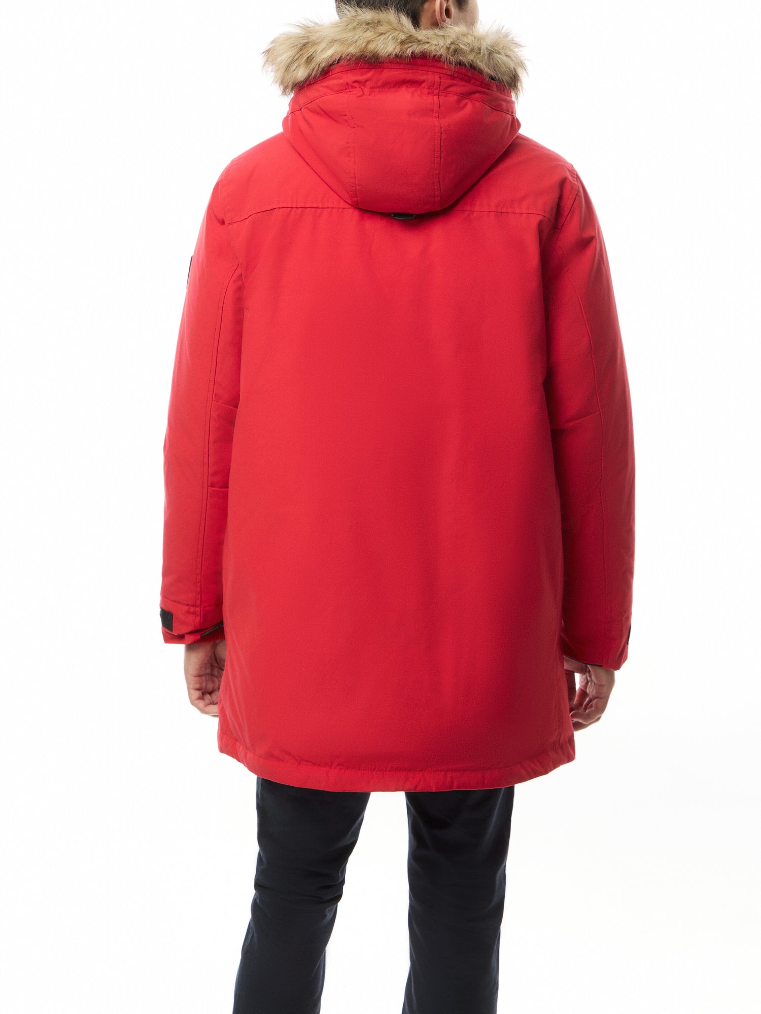 Annex Insulated Faux Fur Hood Parka Rl 2000 Red