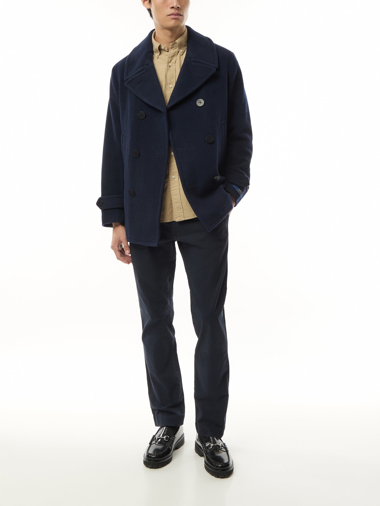 Twill Classic Woolen Peacoat