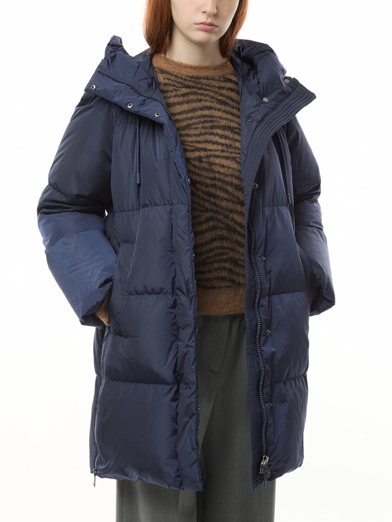 Newbembo Quilted Coat with Hood