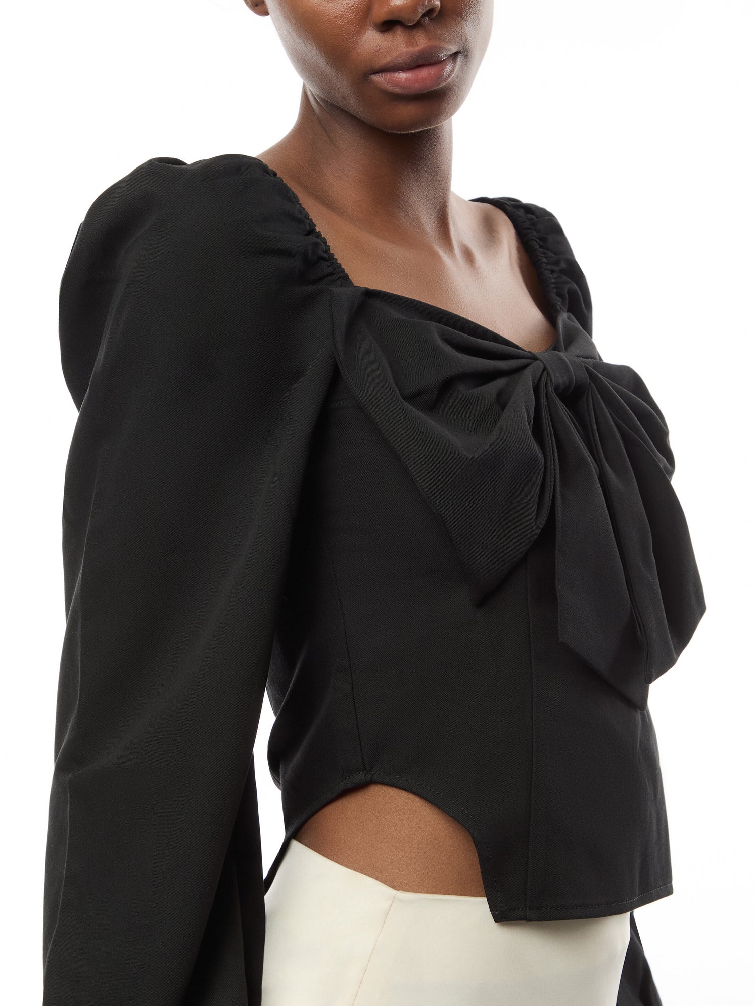 Jemima Exagerated Bow Top