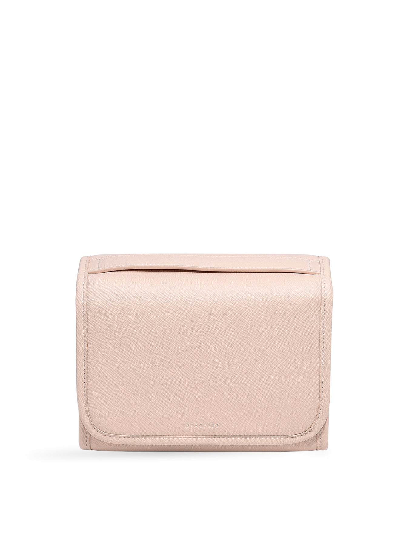 Hanging Wash Bag Small Oatmeal Pink