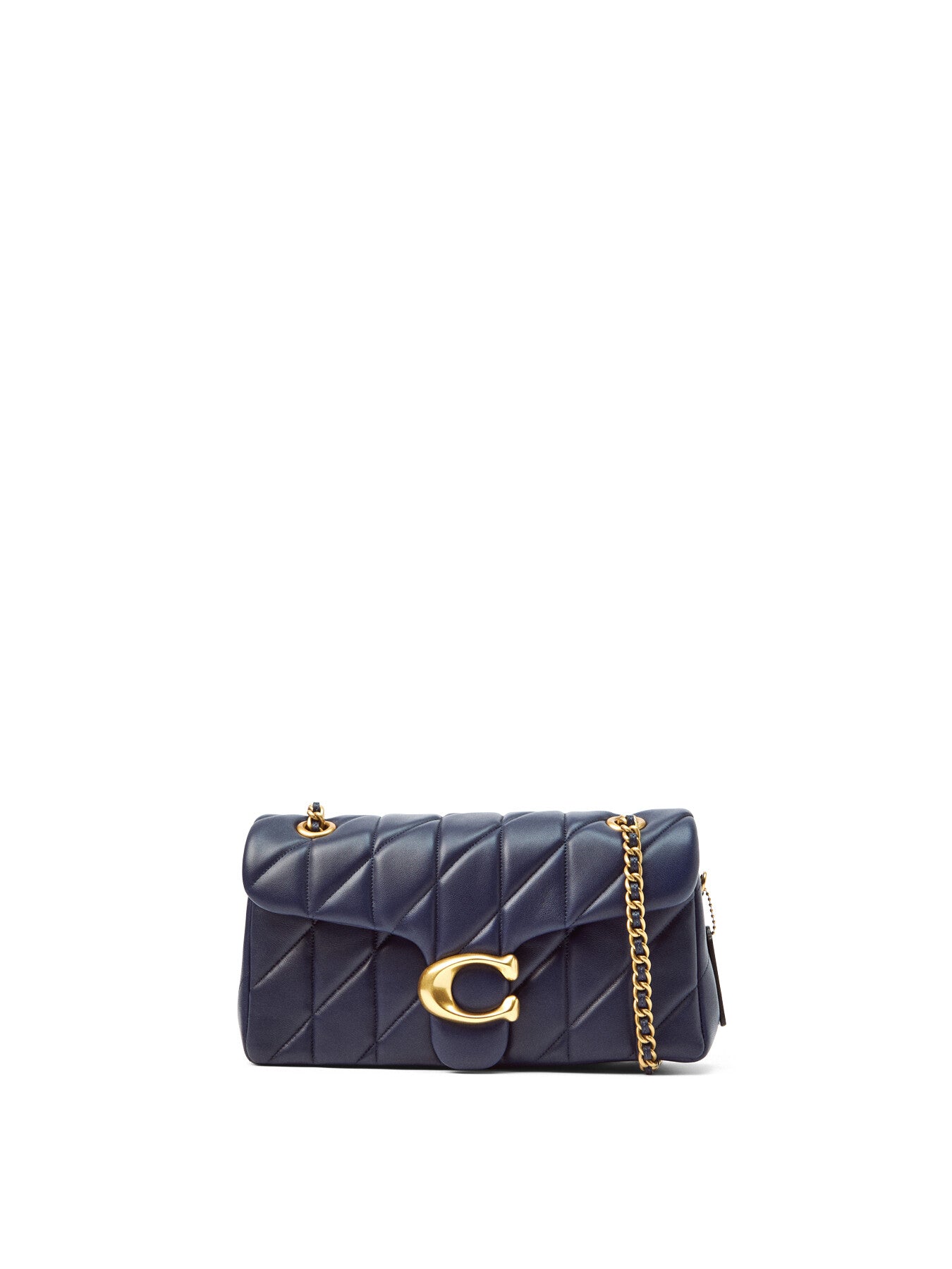 Quilted Tabby Shoulder Bag 26 Dark Navy
