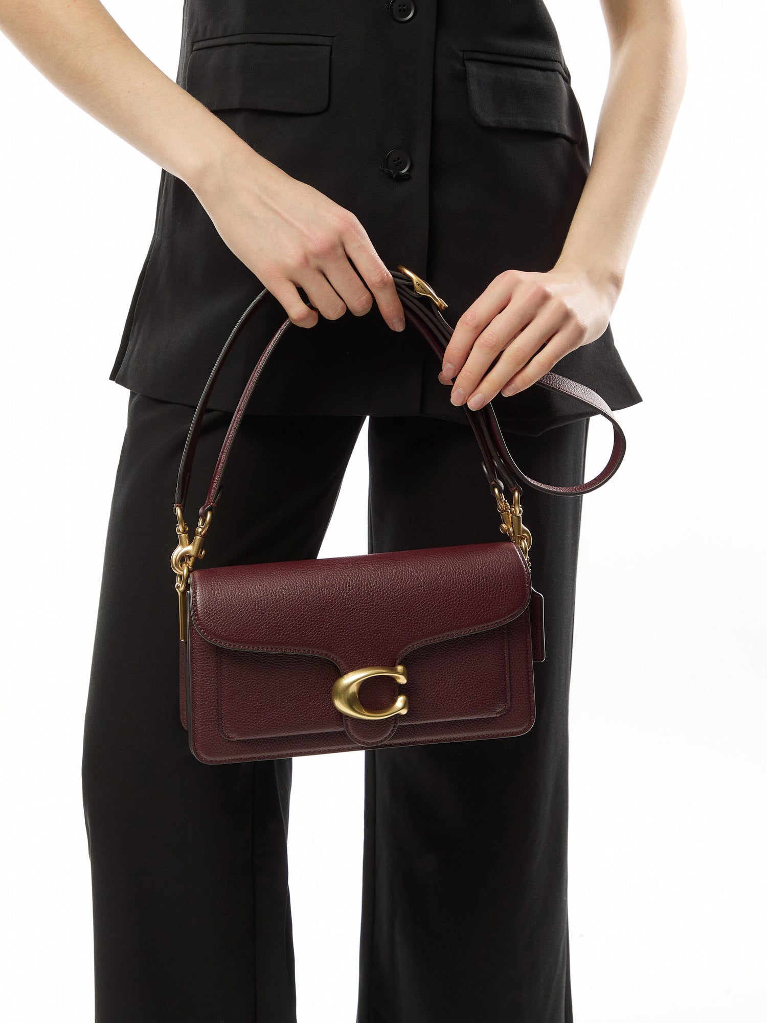Tabby 26 Leather Shoulder Bag Merlot