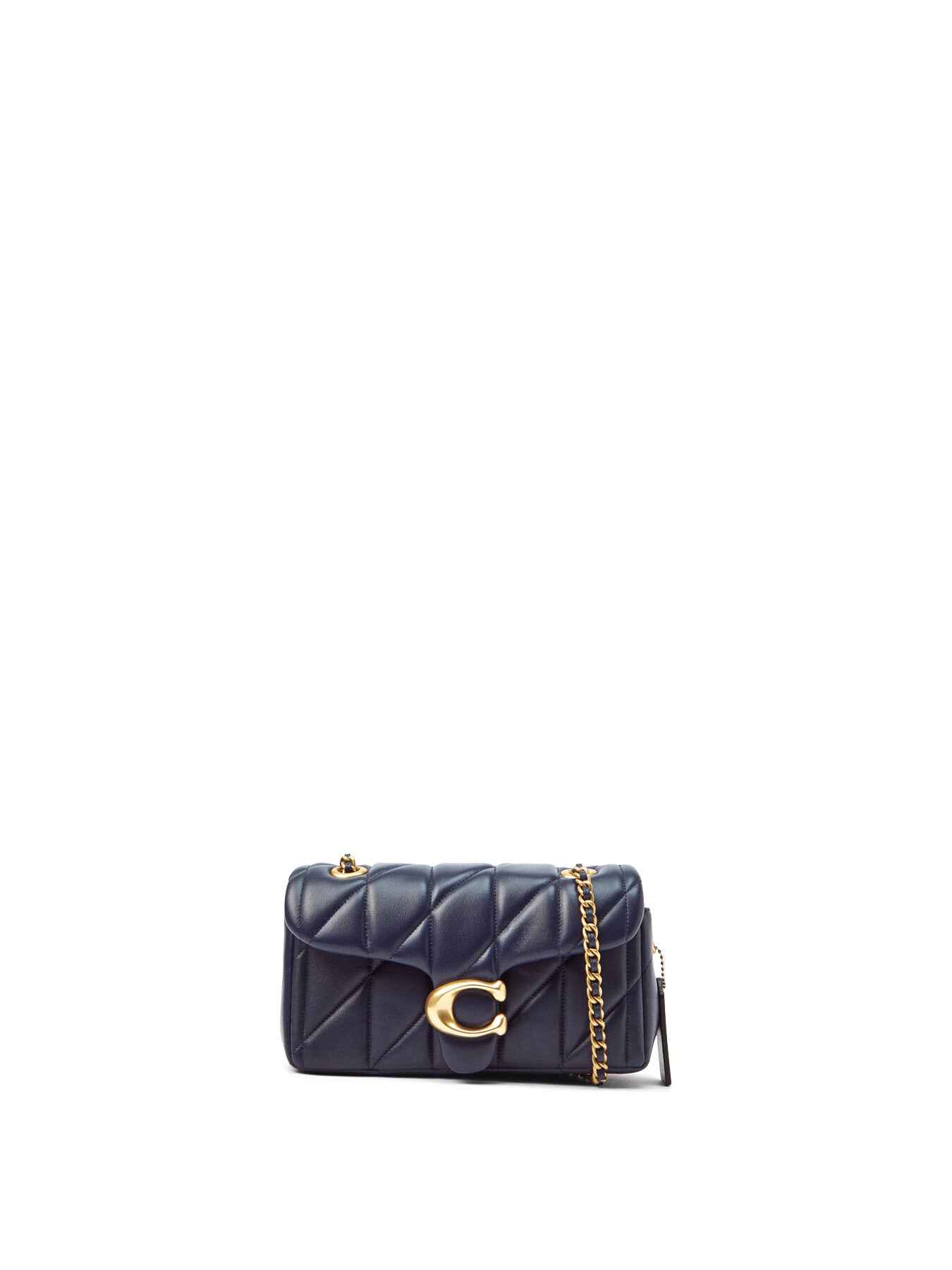 Quilted Tabby Shoulder Bag 20 Dark Navy