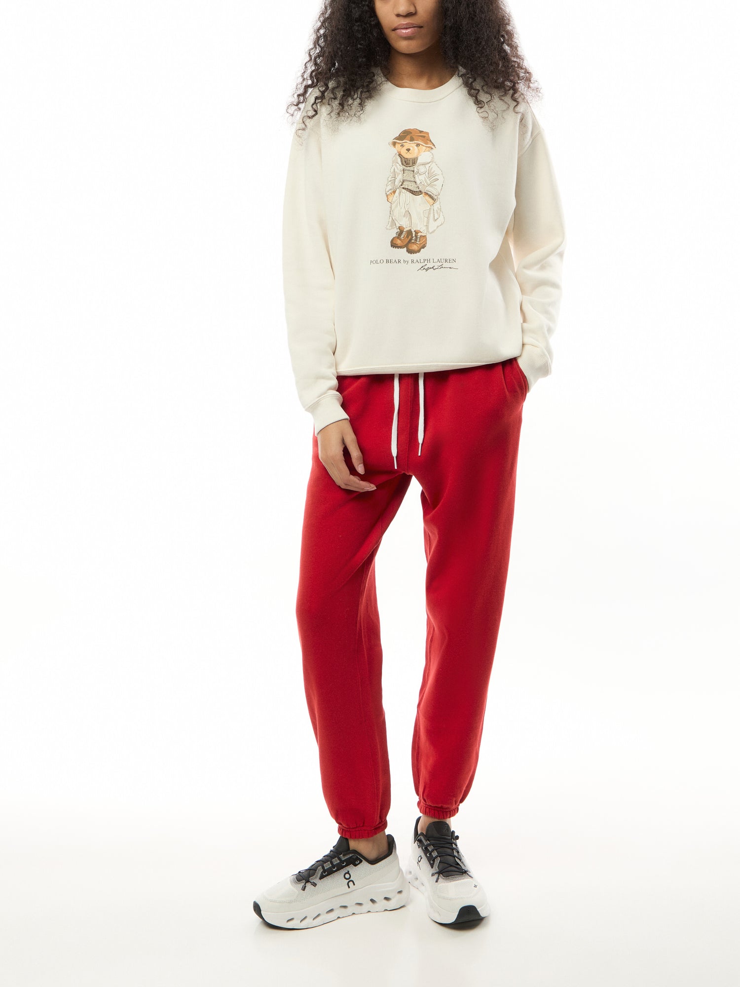 Polo Bear Fleece Crewneck Sweatshirt