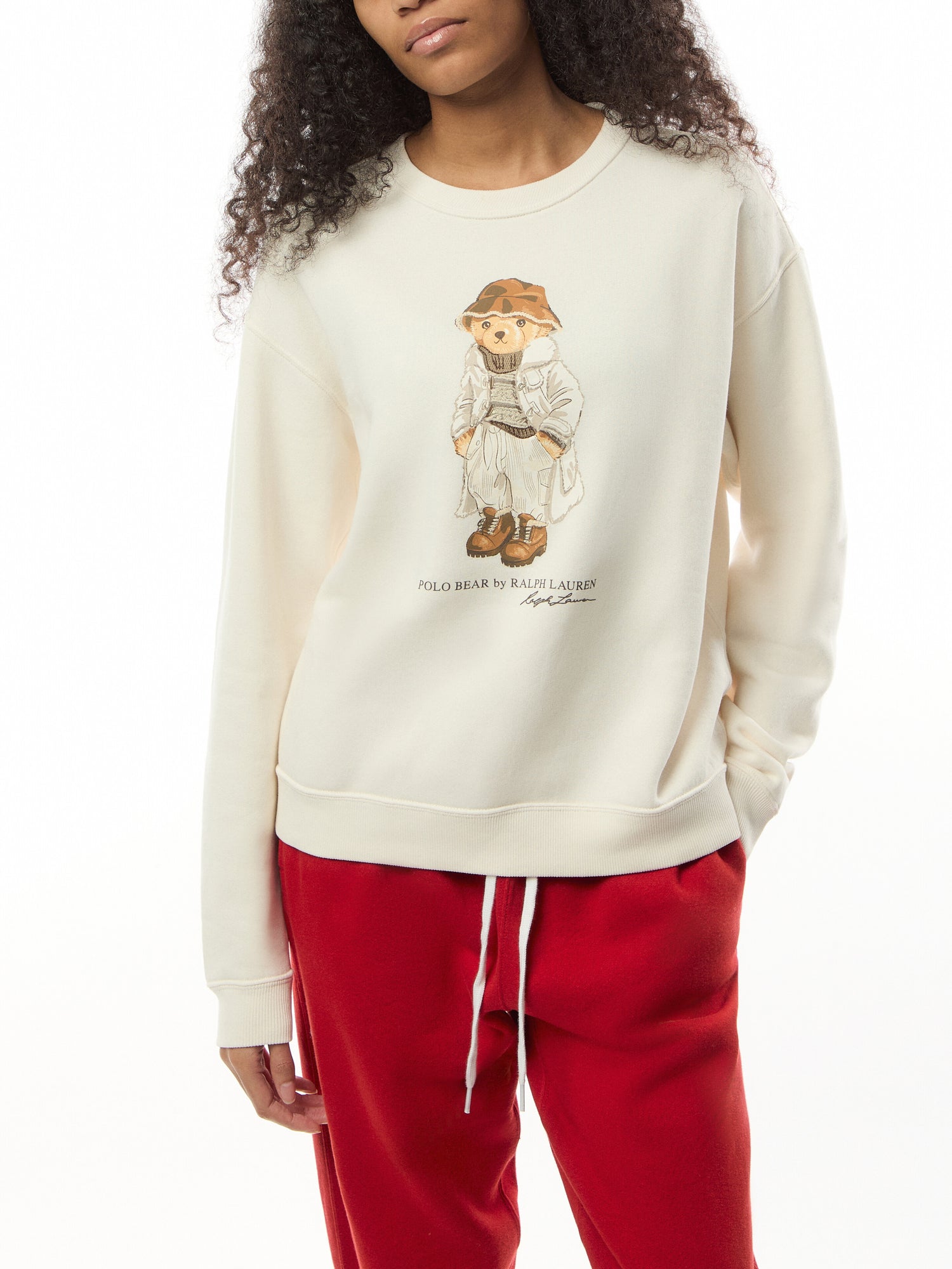 Polo Bear Fleece Crewneck Sweatshirt