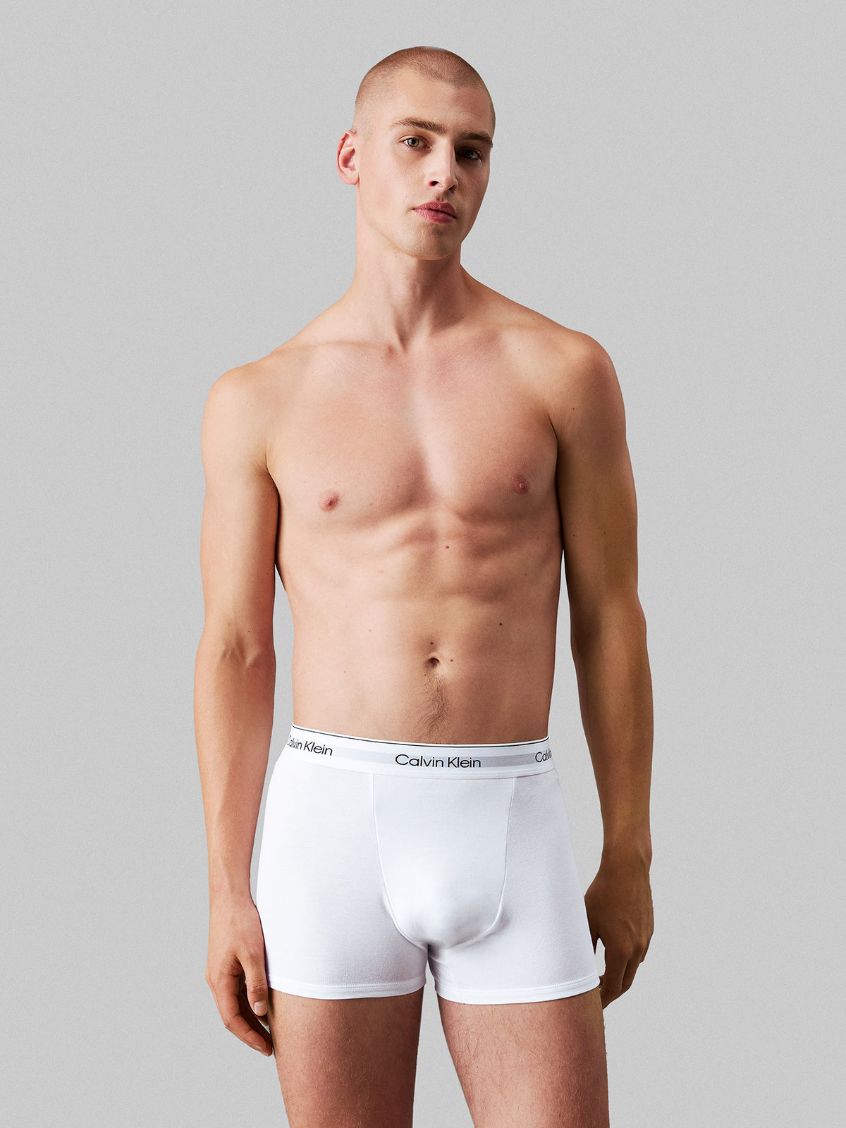 3 Pack Icon Cotton Stretch Trunks White
