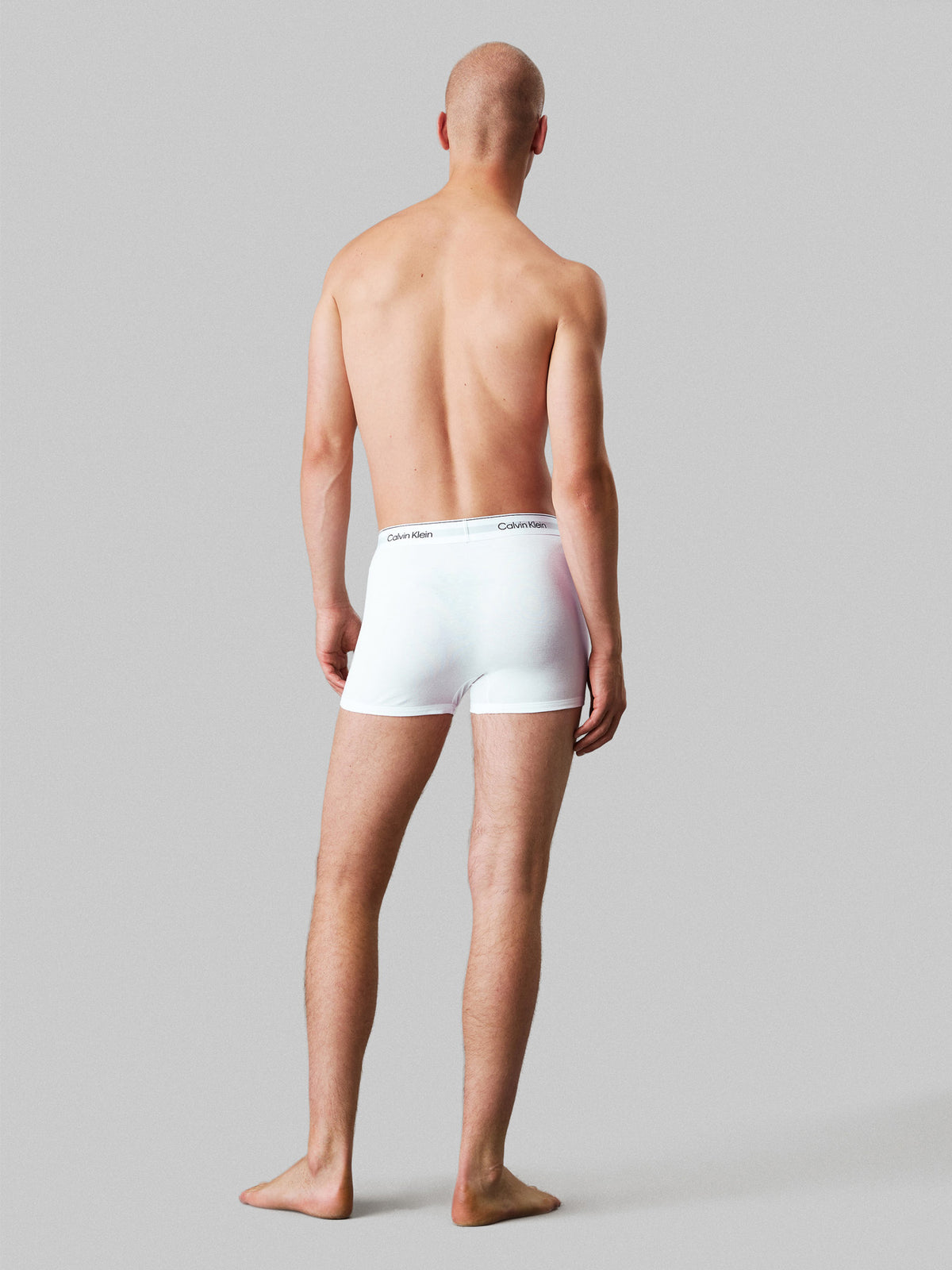 3 Pack Icon Cotton Stretch Trunks White