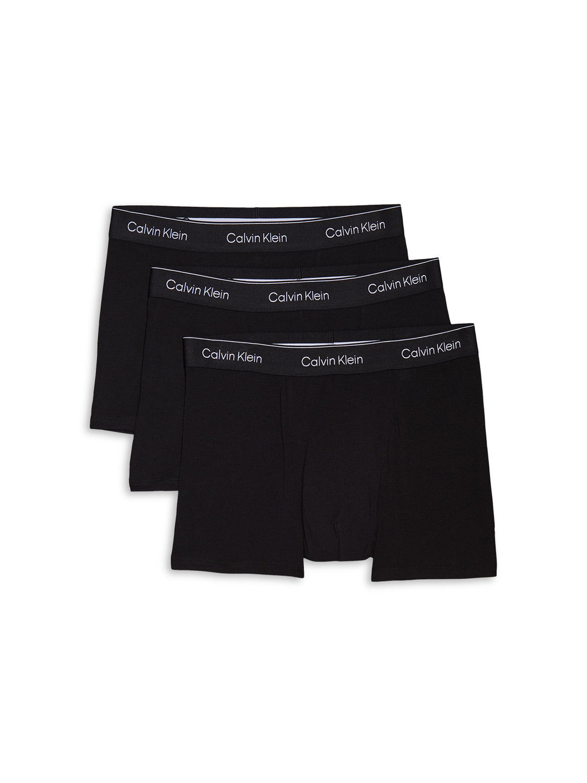 3 Pack Icon Cotton Stretch Trunks Black