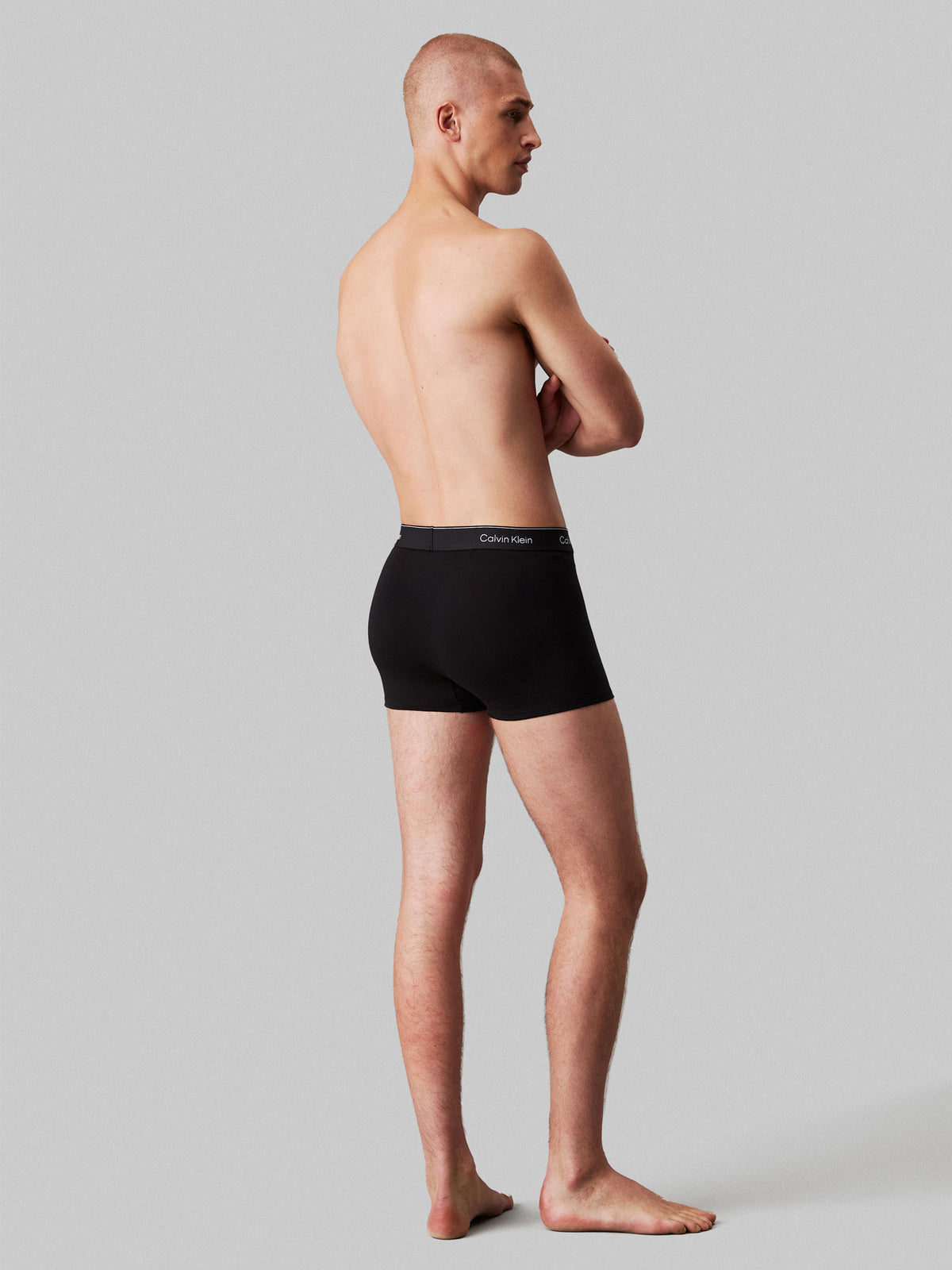 3 Pack Icon Cotton Stretch Trunks Black