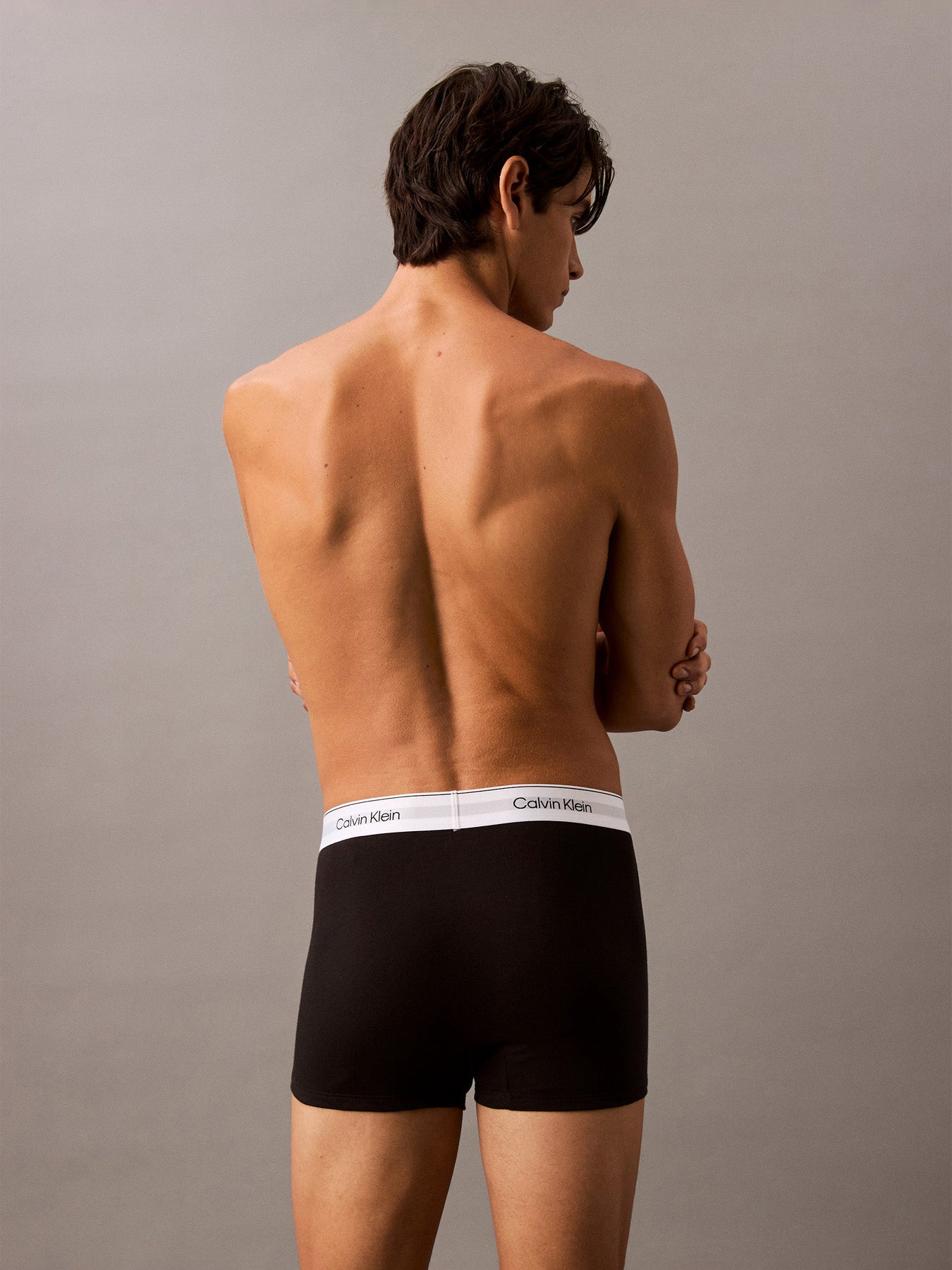 3 Pack Icon Cotton Stretch Trunks Black