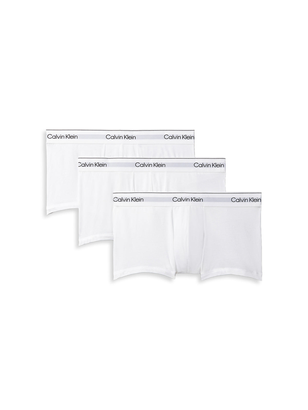 3 Pack Icon Cotton Stretch Trunks White
