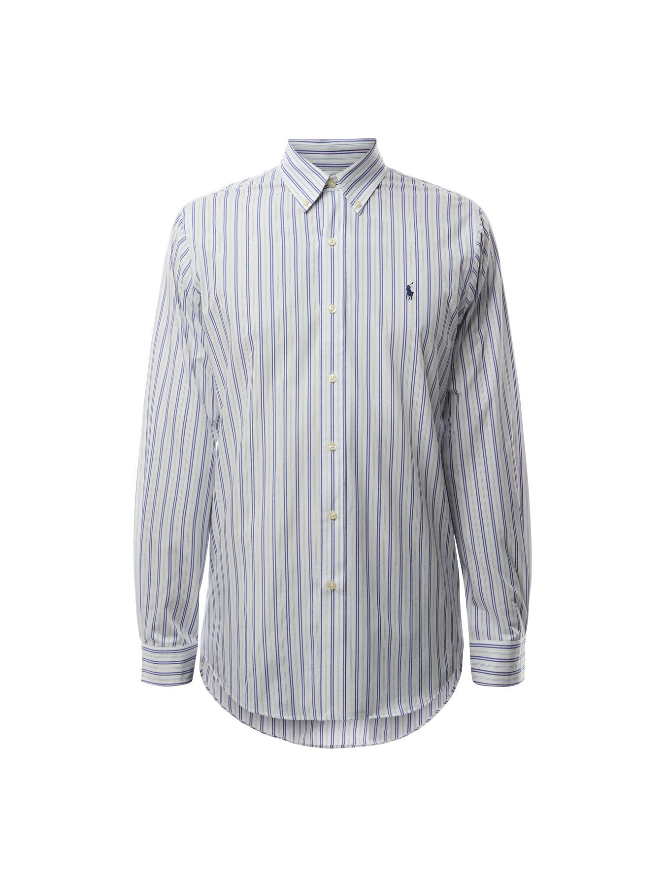 Custom Fit Poplin Stretch Stripe Shirt