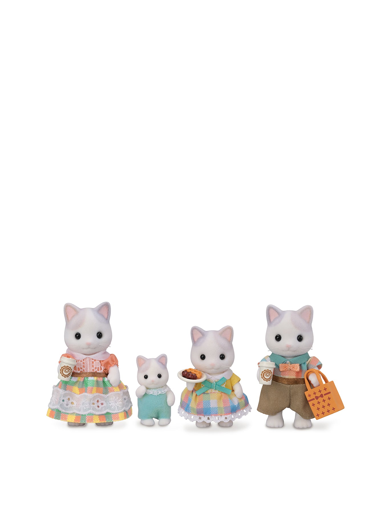 Latte Cat Family Set