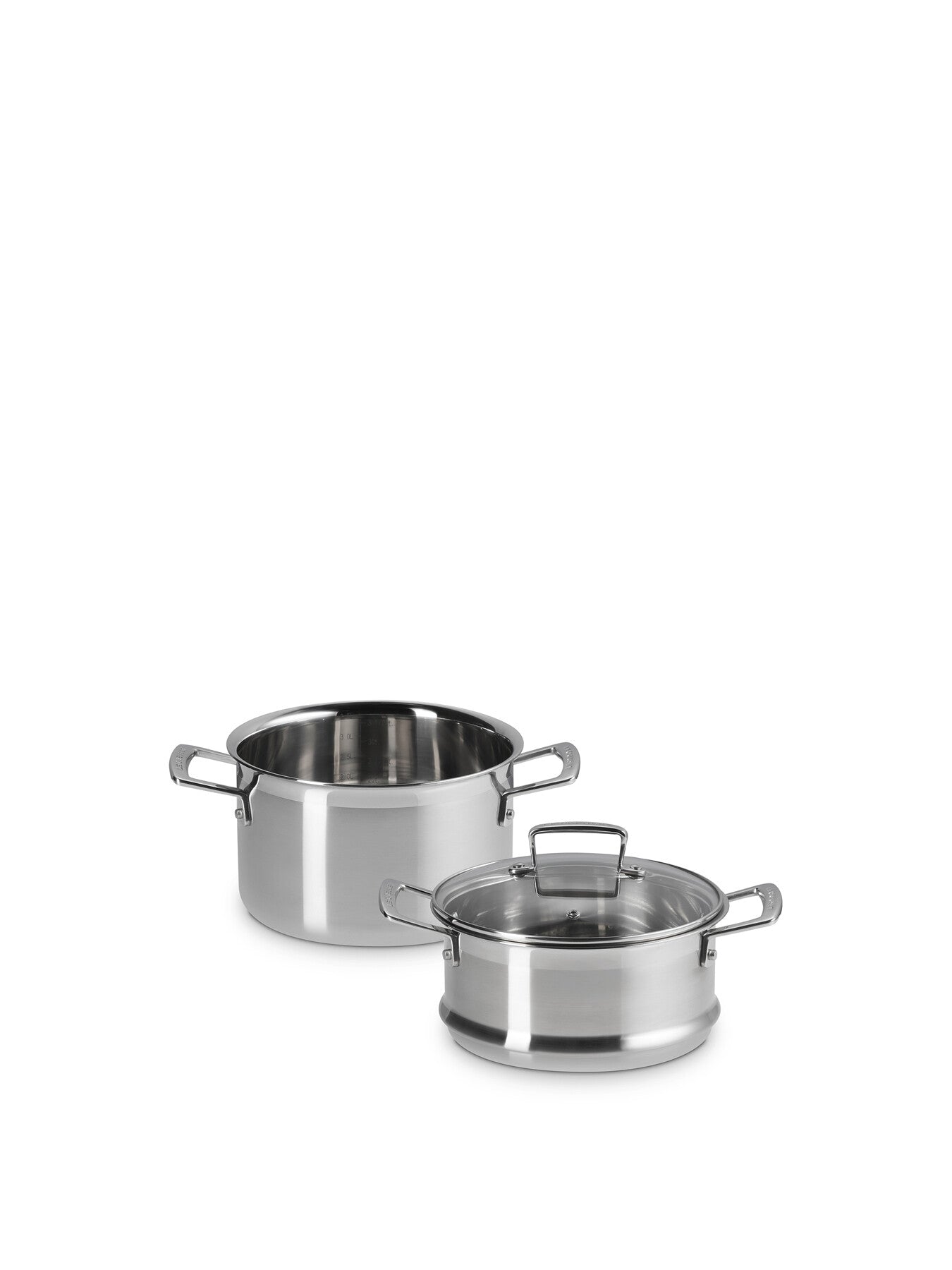 3-Ply Casserole with Steamer and Lid 20cm