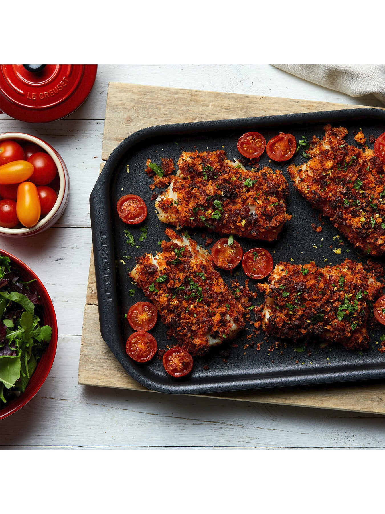 Rectangular Medium Shallow Roasting Tray 28cm