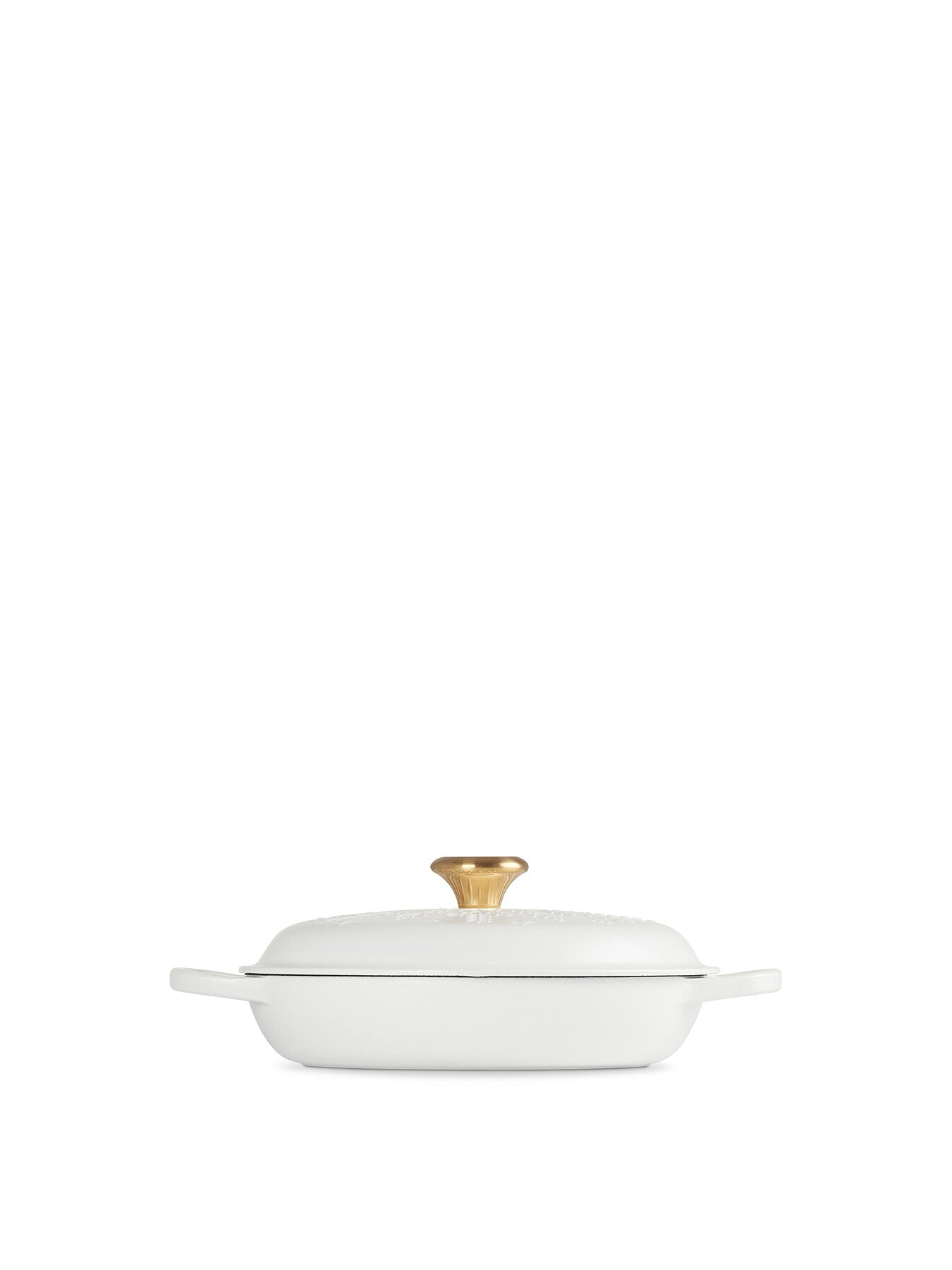Cast Iron Shallow Casserole Cotton
