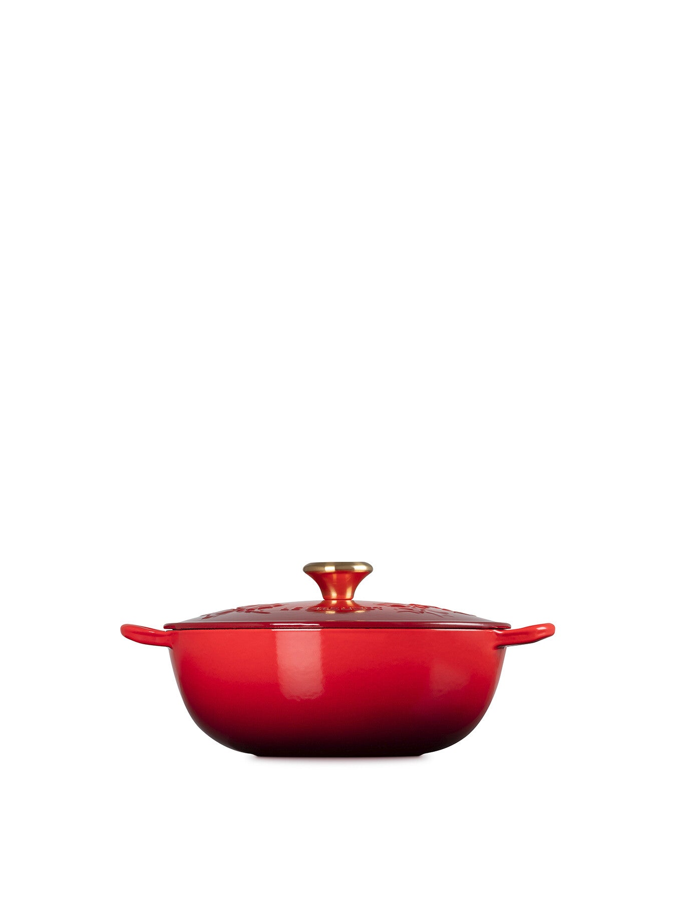 Cast Iron Soup Pot Holly Cerise