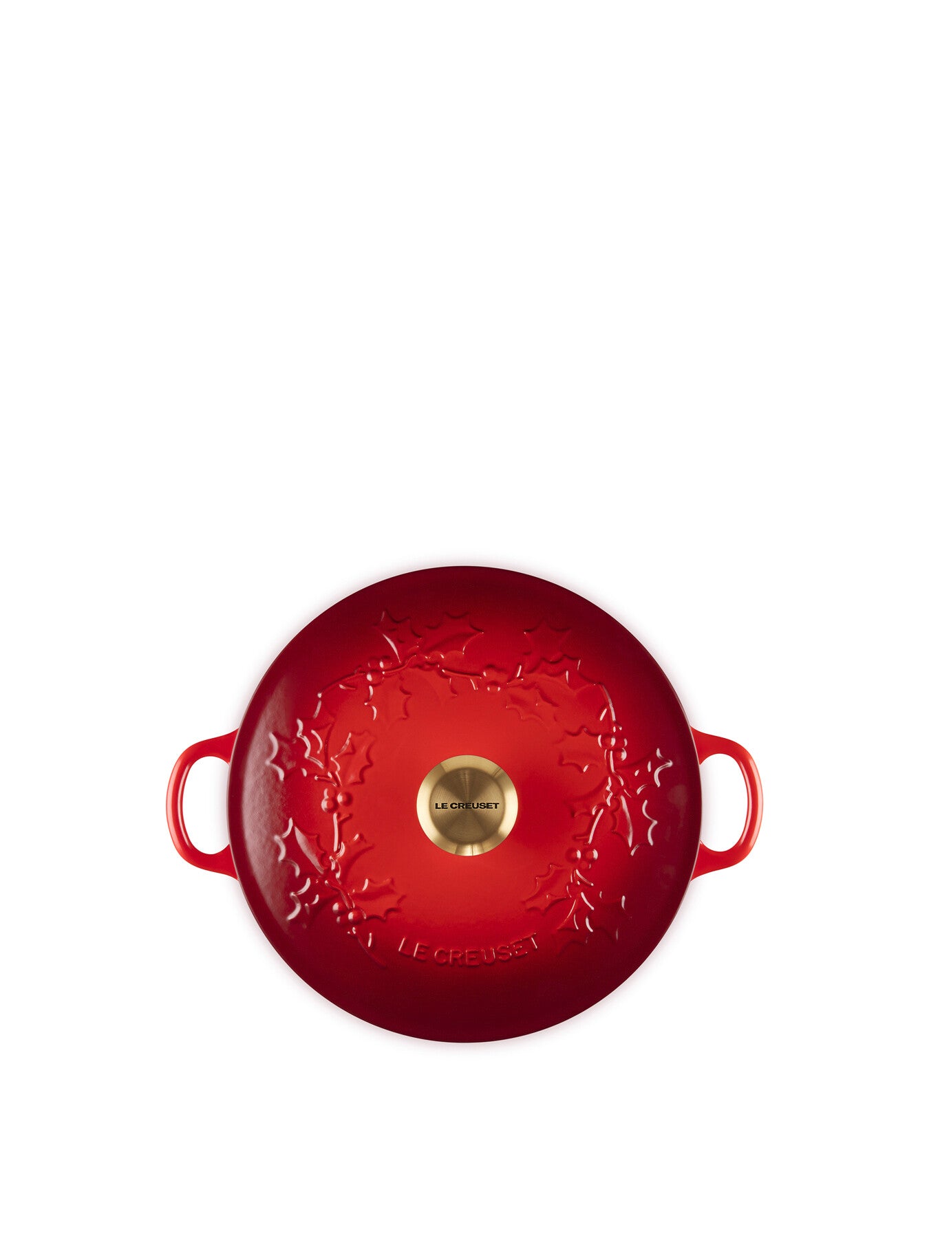 Cast Iron Soup Pot Holly Cerise