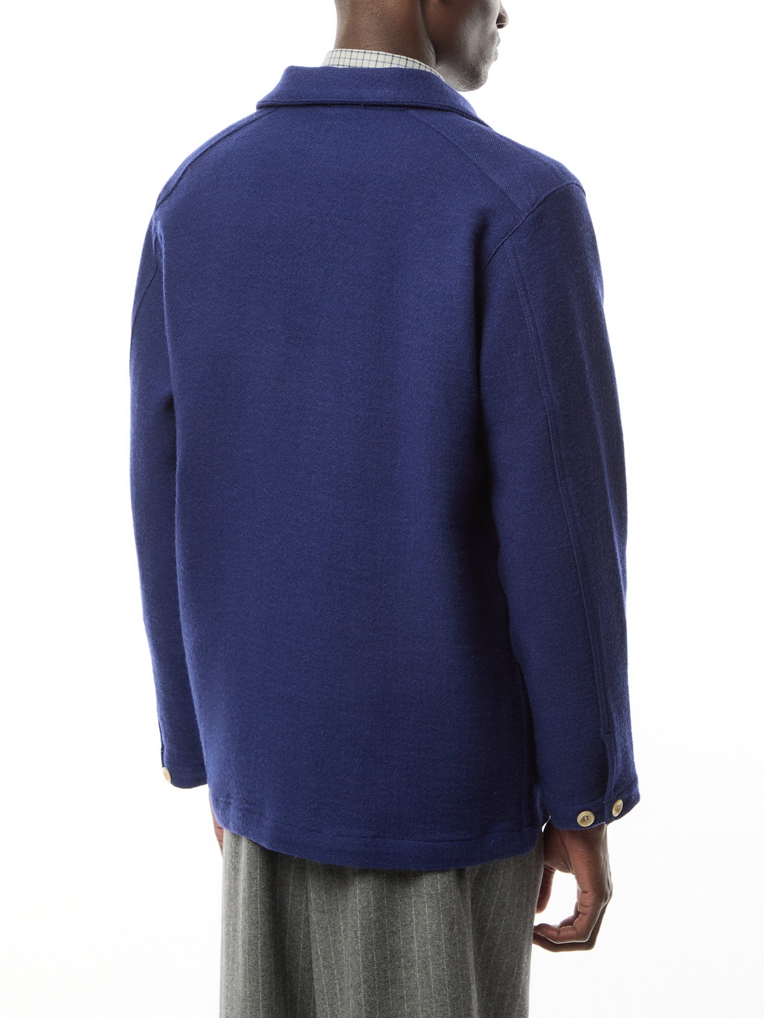 Wool Linen Three Pocket Chore Jacket