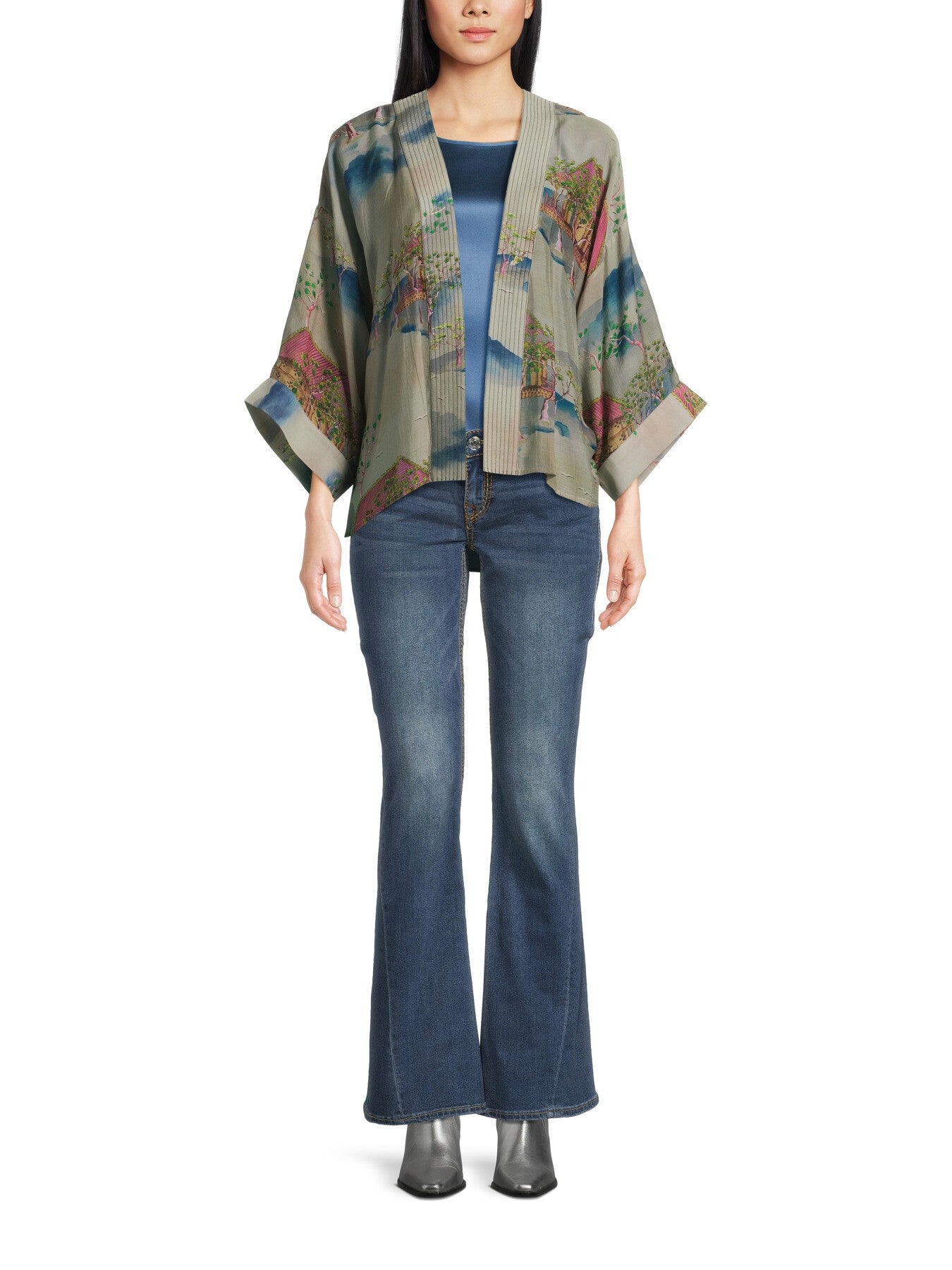 Oriental Landscape Kimono