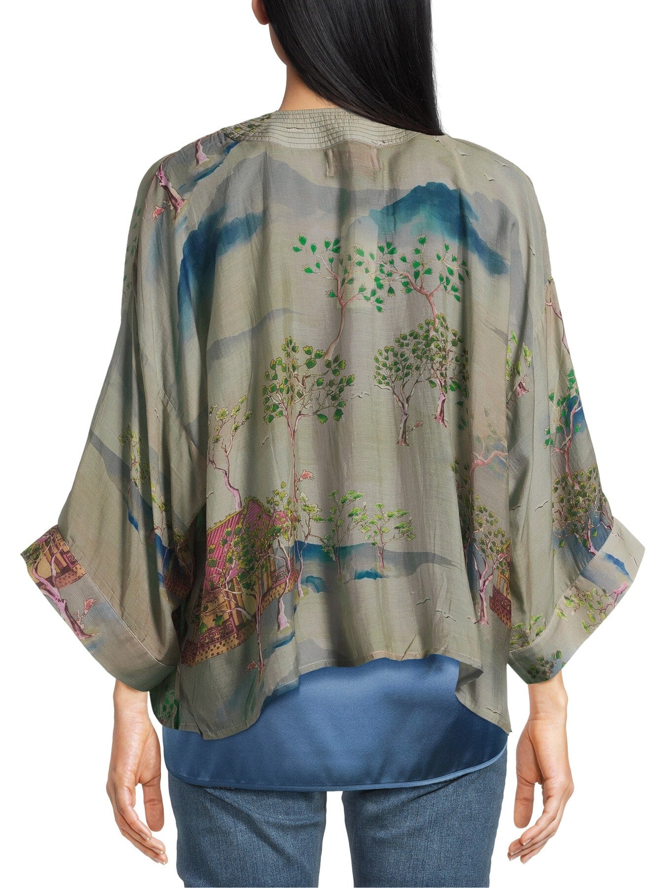 Oriental Landscape Kimono