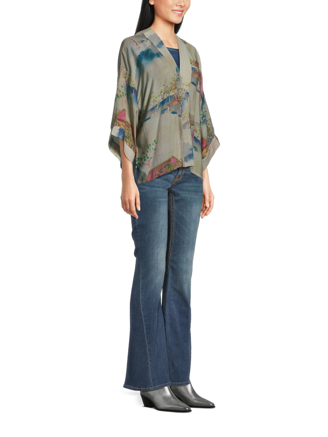 Oriental Landscape Kimono