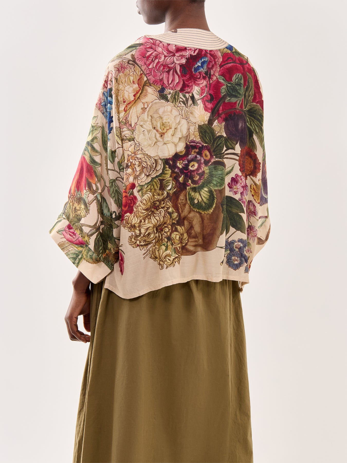 Short Kimono Primula Stone