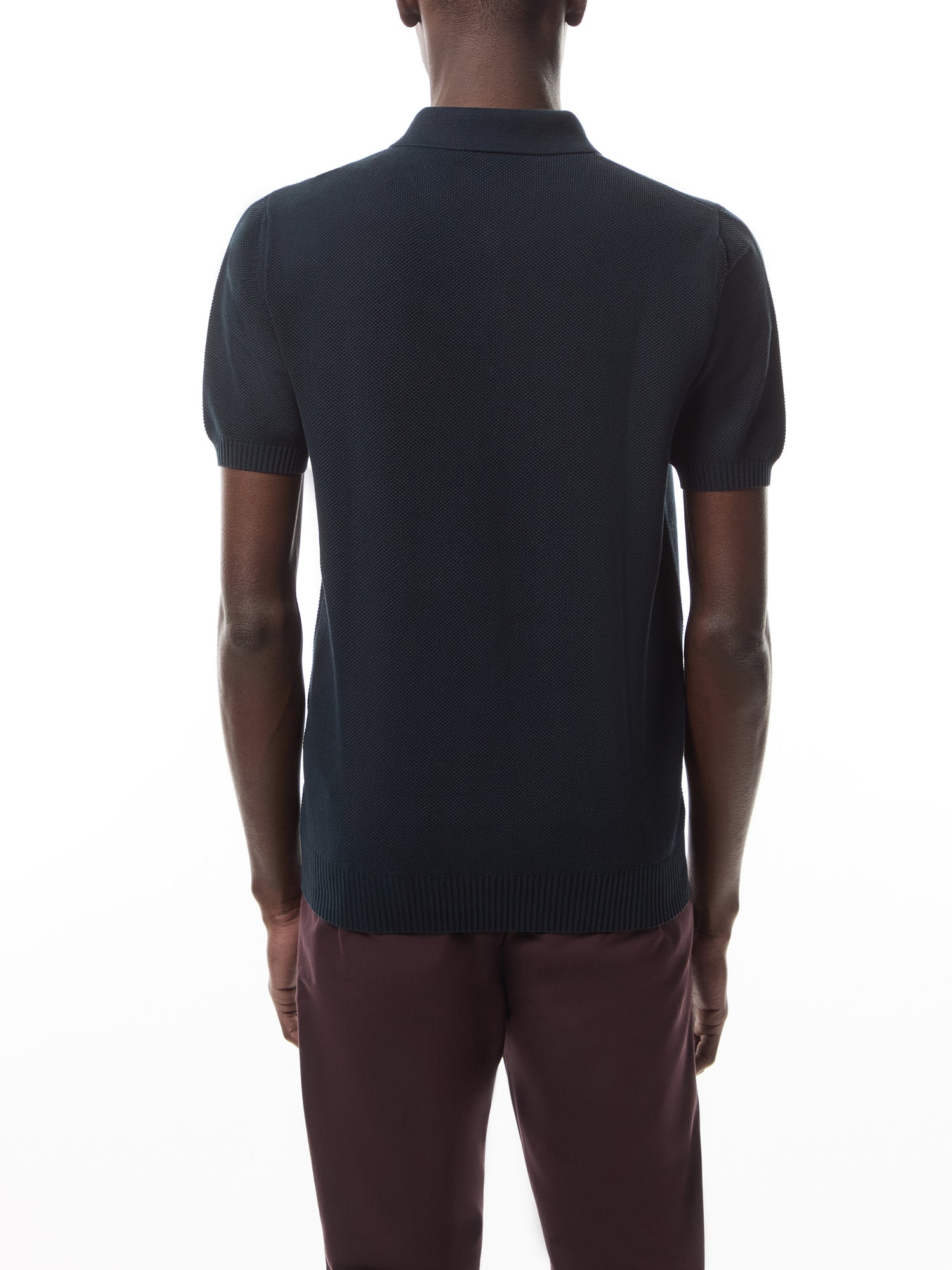 Texture Knitted Polo