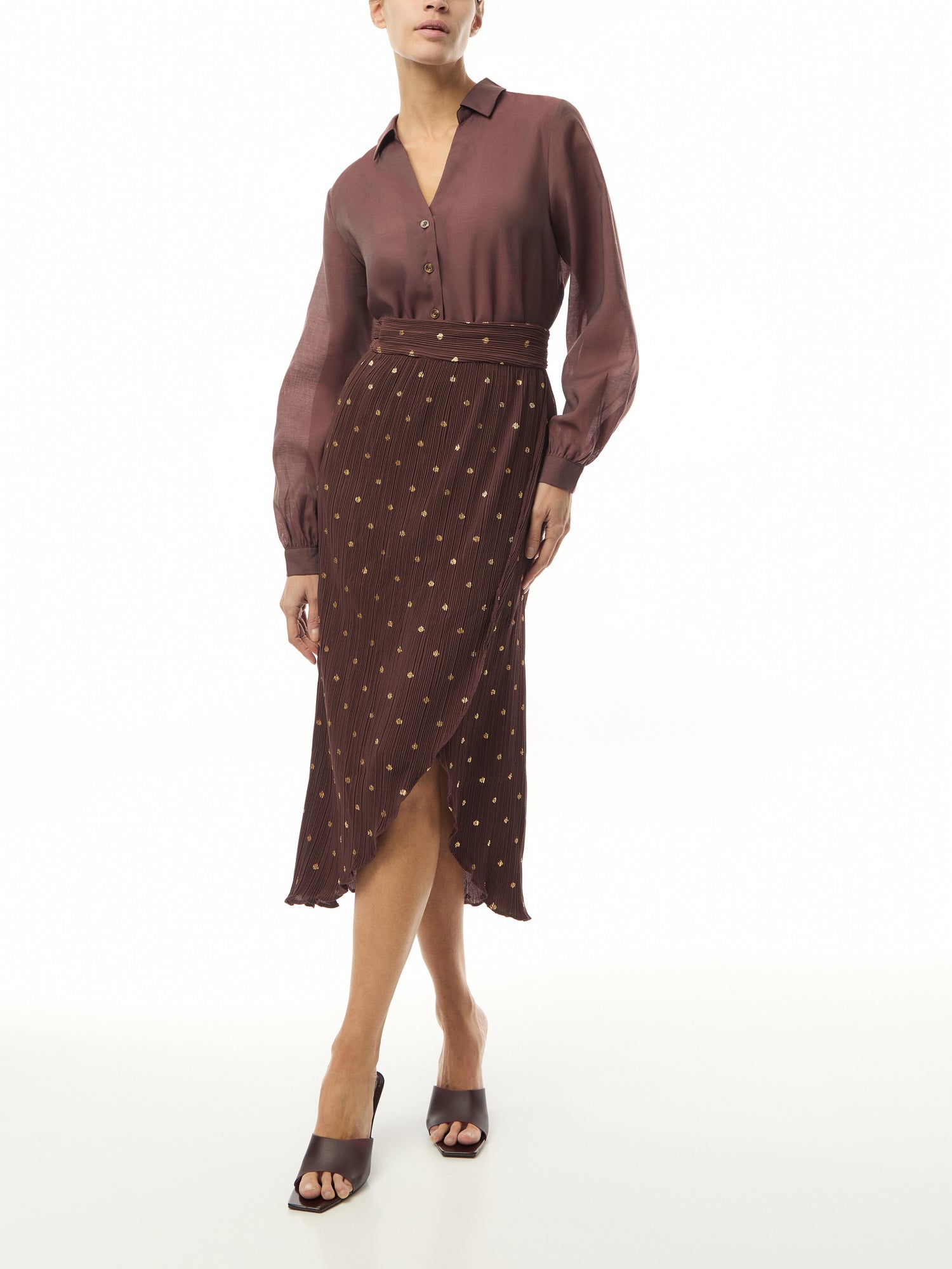 Coco Plisse Jaspre Skirt