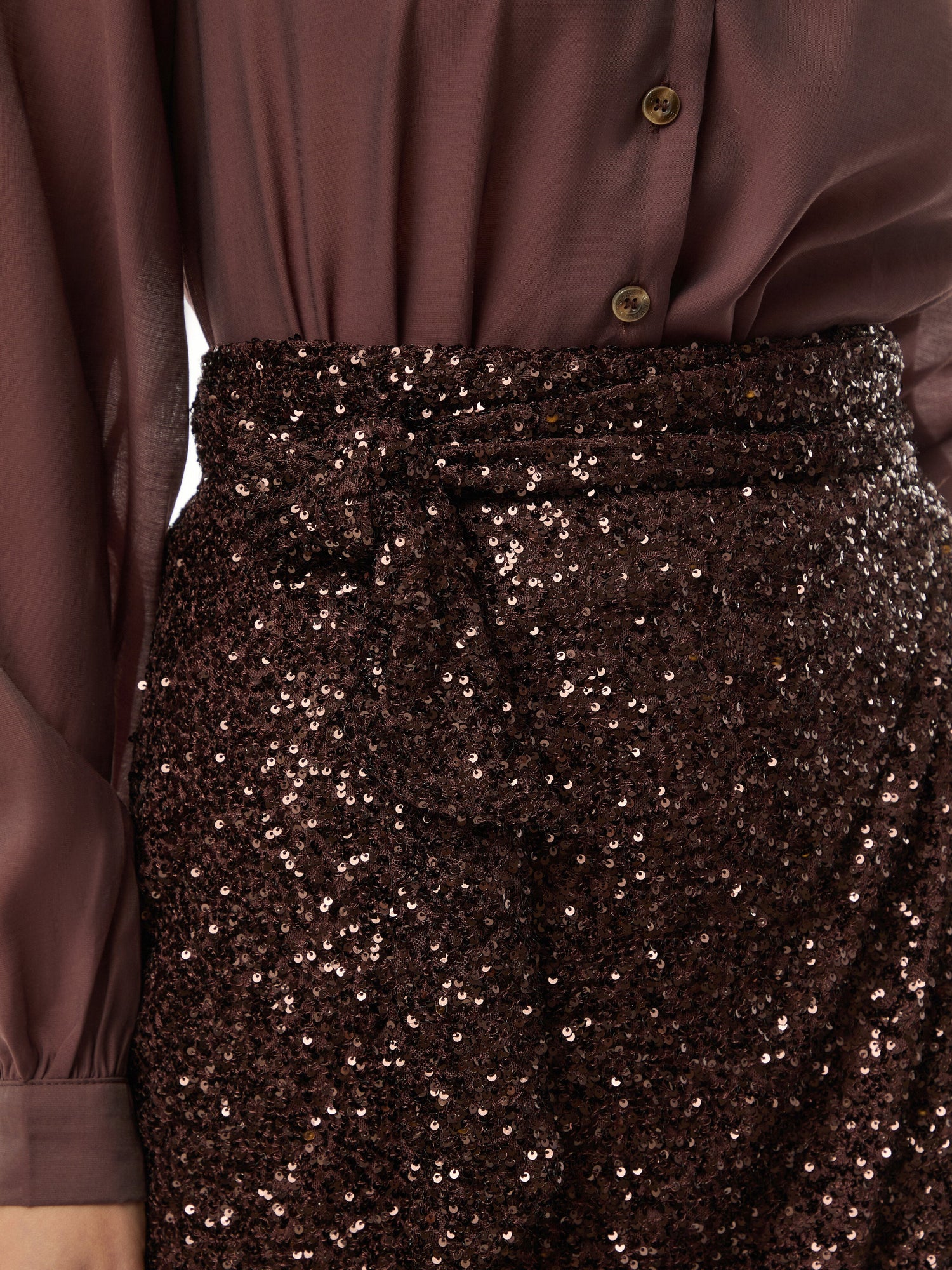Sequin Mini Jaspre Skirt Petite