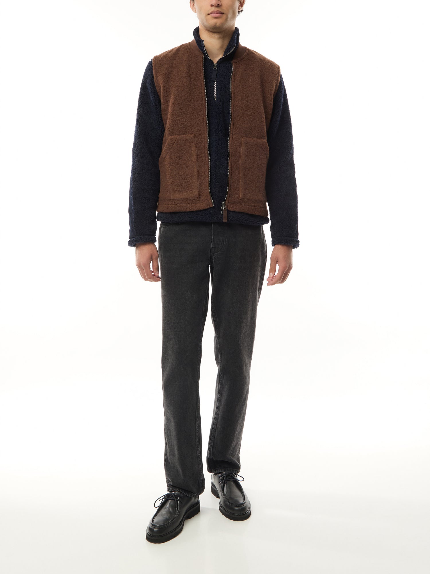 Sherpa Trucker Quarter Zip Sweatshirt