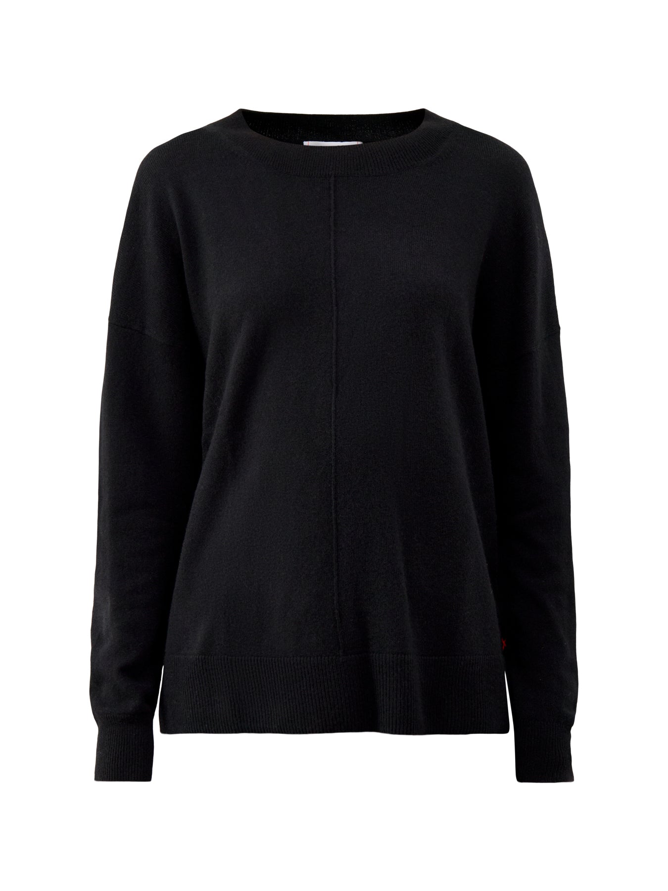 Wide Slouchy Sweater Black