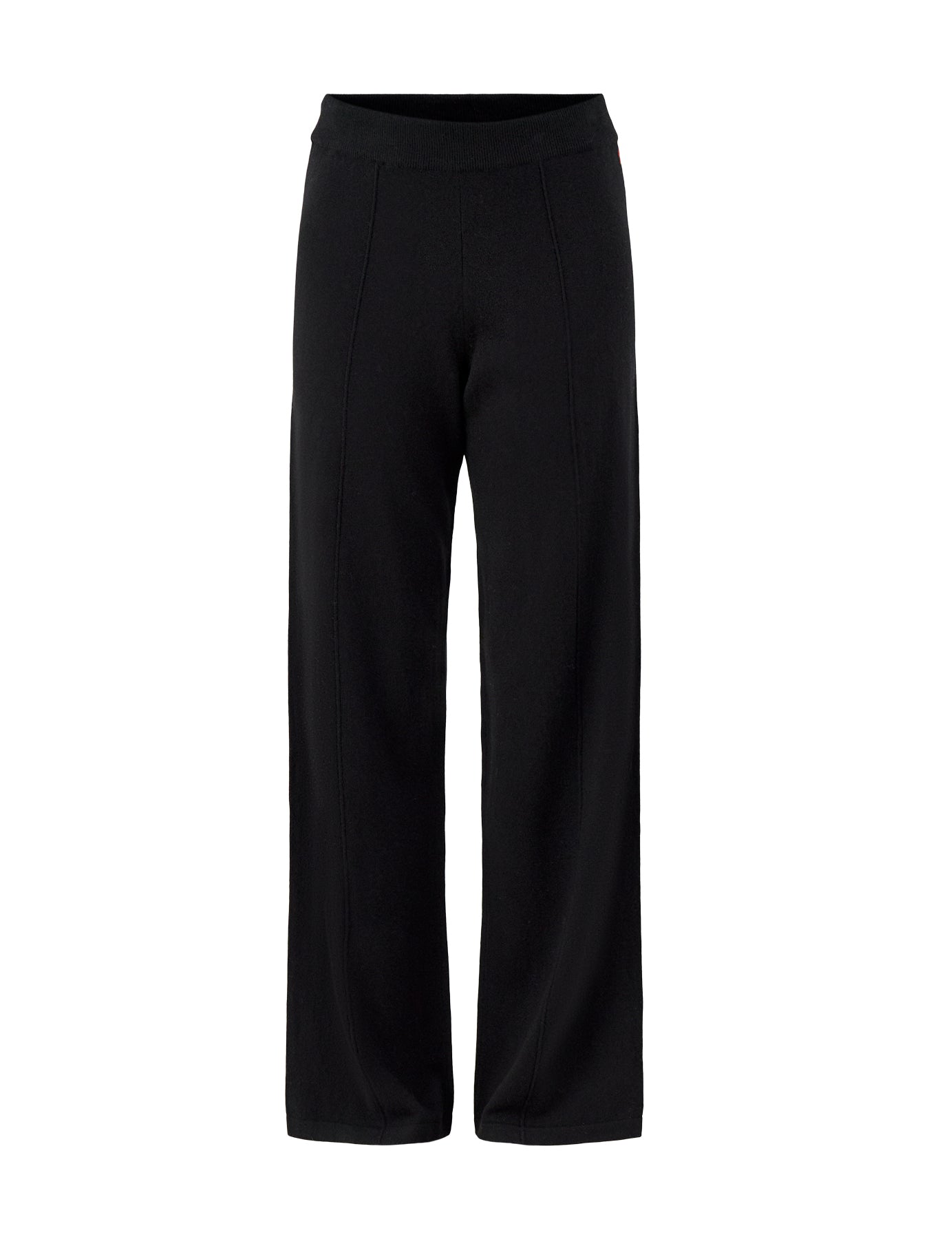 Wide Leg Track Pant Black