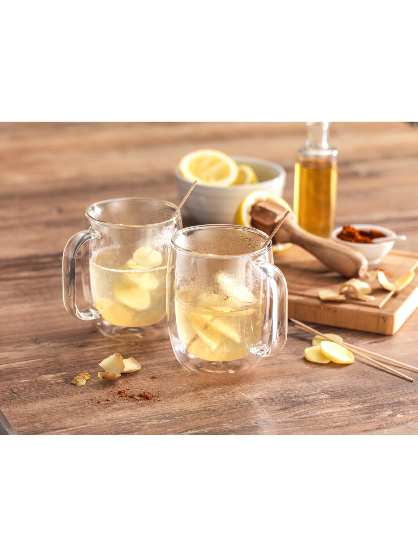 Sorrento Double Walled Latte Glasses Set of 2