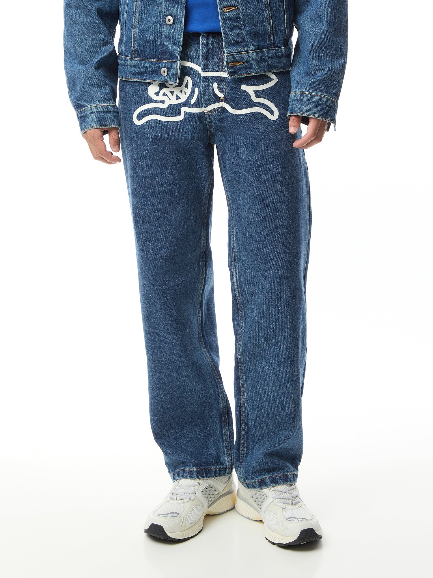 Running Dog Double Scoop Denim Pant