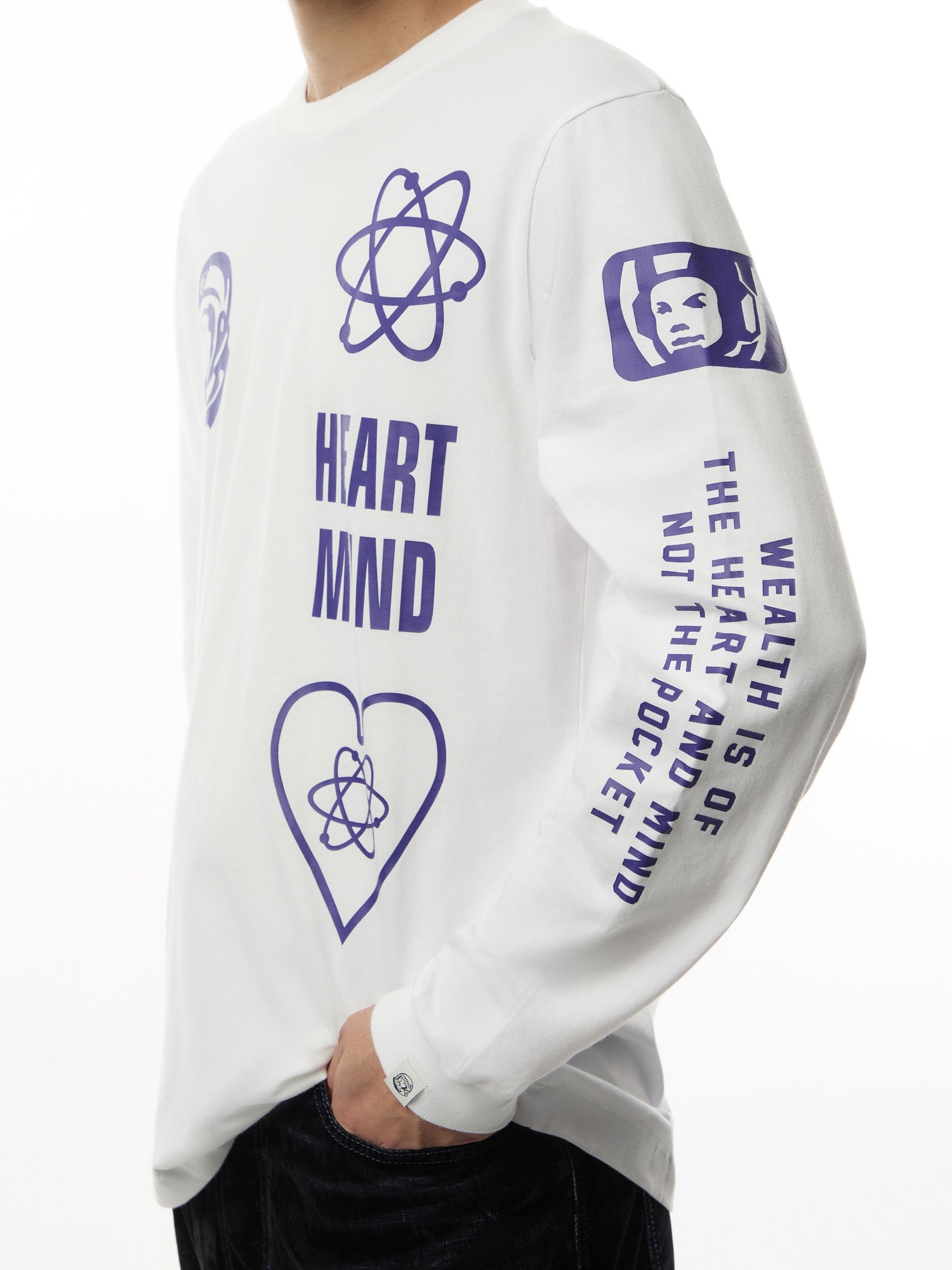 Multi Print Long Sleeve T-Shirt