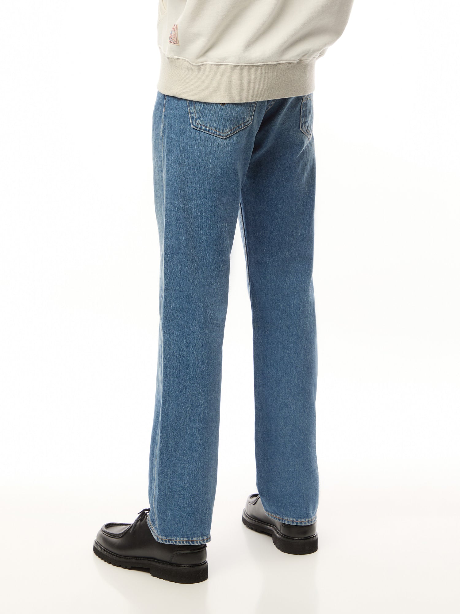 501 Levi Original Fit Med Indigo Worn In